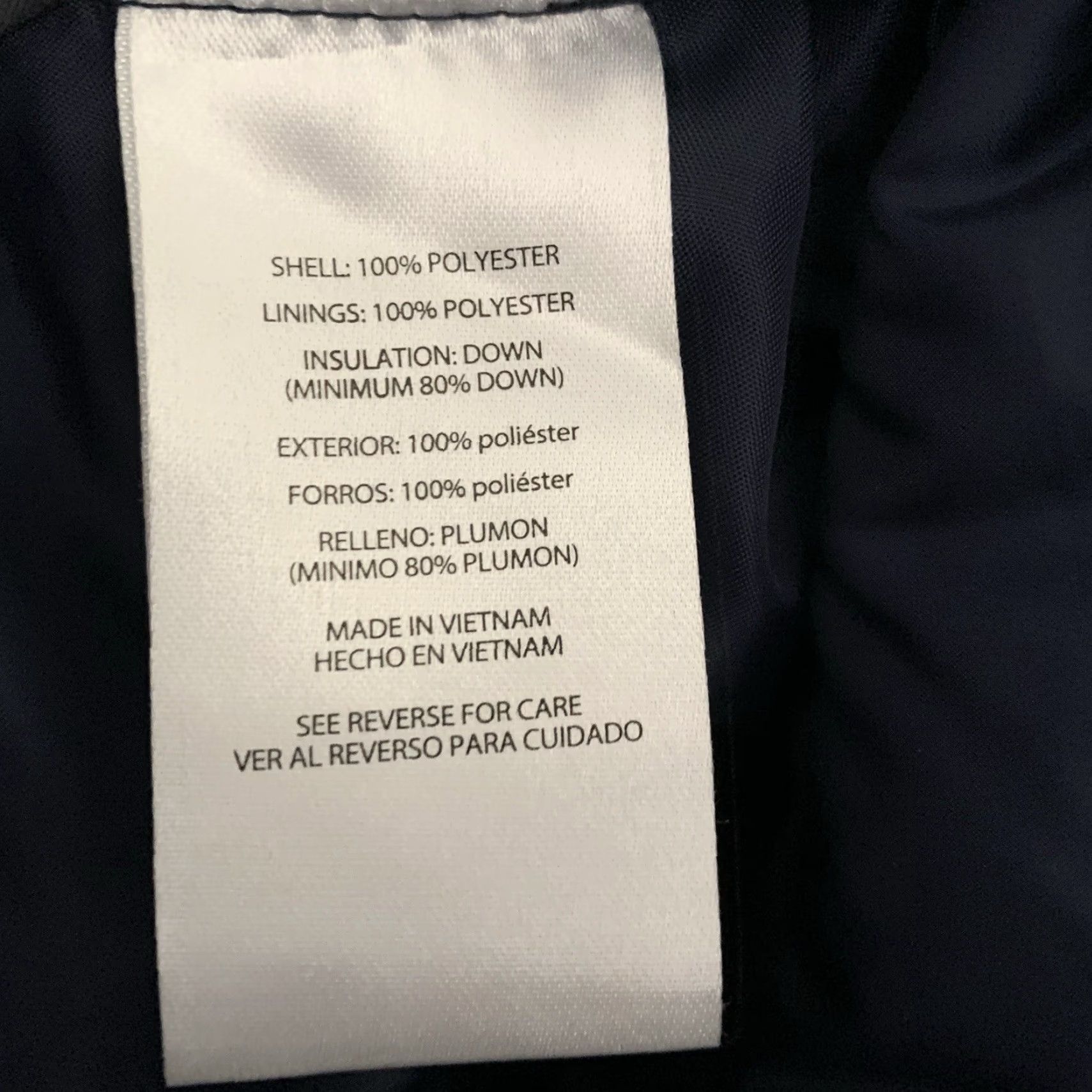 Eddie Bauer Eddie Bauer EB650 Down Puffer Jacket Mens 2XL Navy Blue Packable Stand-Up Collar Regular Fit Size US XXL / EU 58 / 5 - 6 Thumbnail