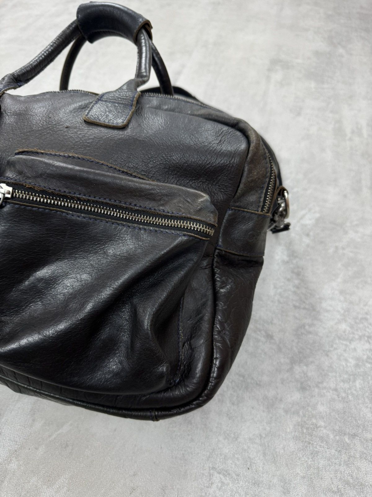 Handmade Cowboysbag leather shoulder CowBoys bag biker motorcycle bag Size ONE SIZE - 4 Thumbnail