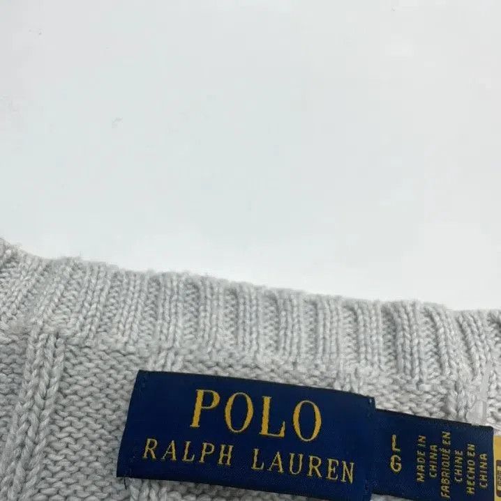 Polo Ralph Lauren Polo Ralph Lauren Men's Solid Cable Knit Sweater. Size US L / EU 52-54 / 3 - 2 Thumbnail