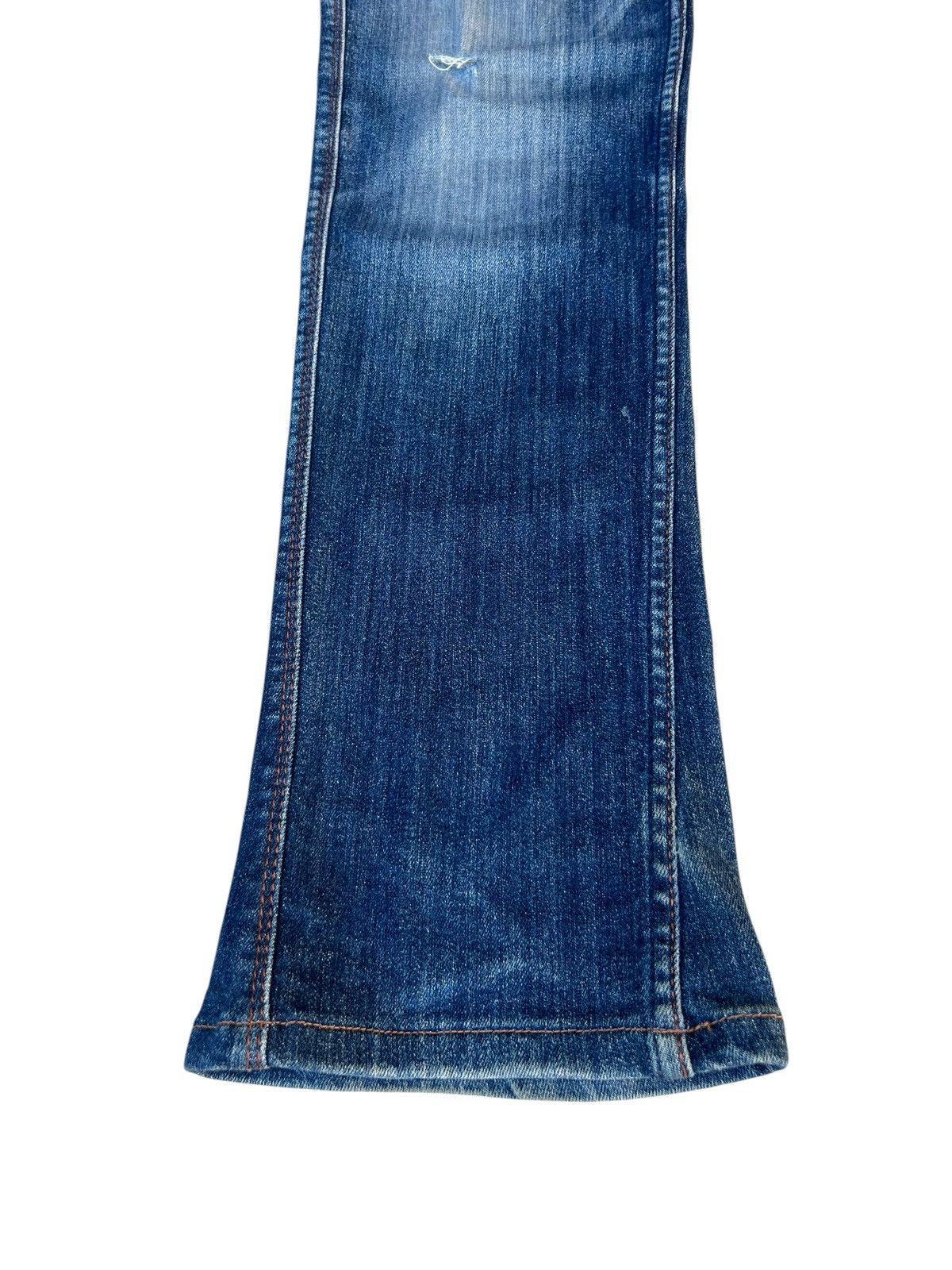 Nicole Club Distressed Mud Stretch Denim Nicole Hideaways Bootcut Jeans Size US 31 - 10 Thumbnail