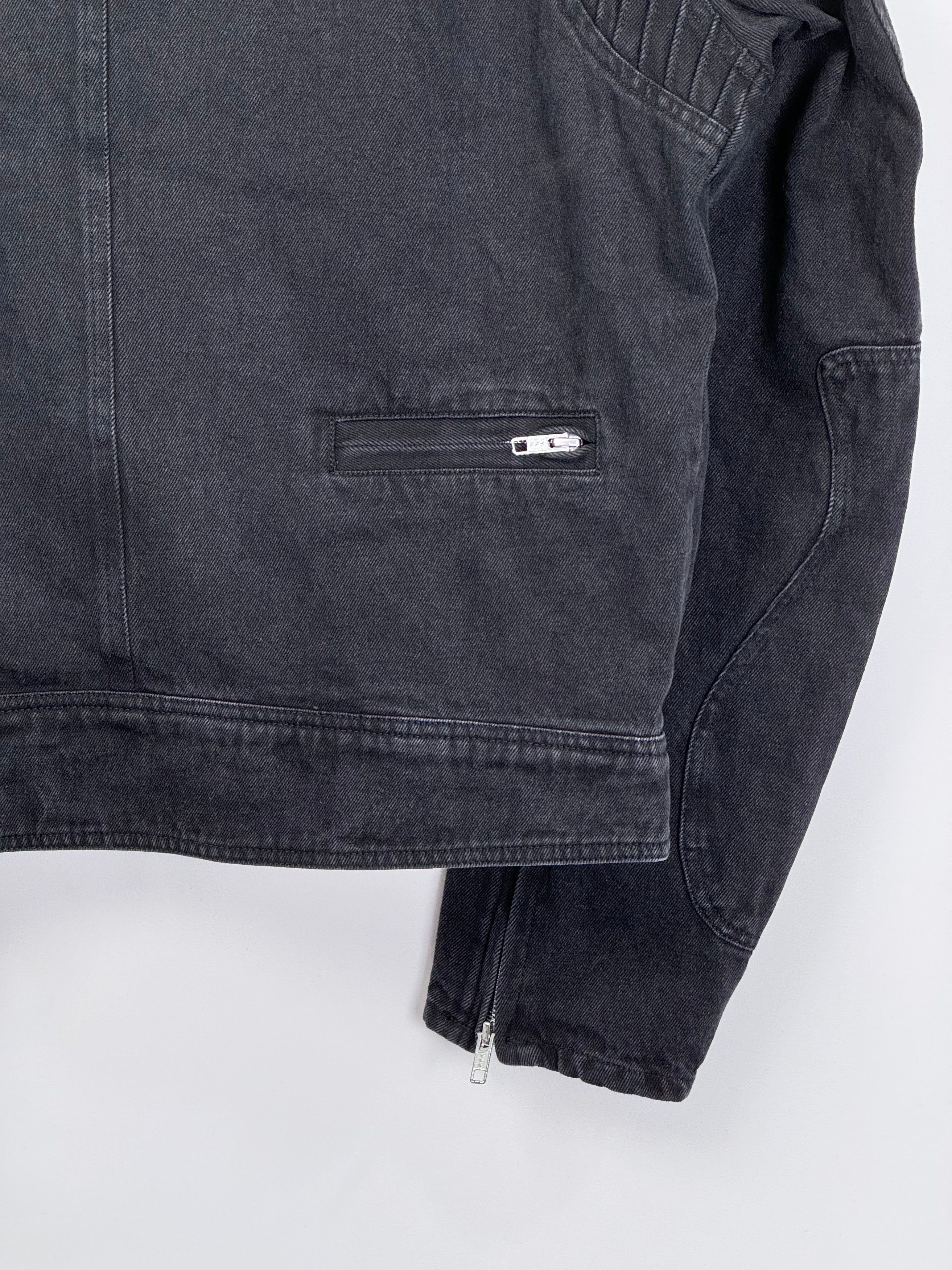 Japanese Brand SHERMER Biker Denim Jacket Size US M / EU 48-50 / 2 - 9 Thumbnail