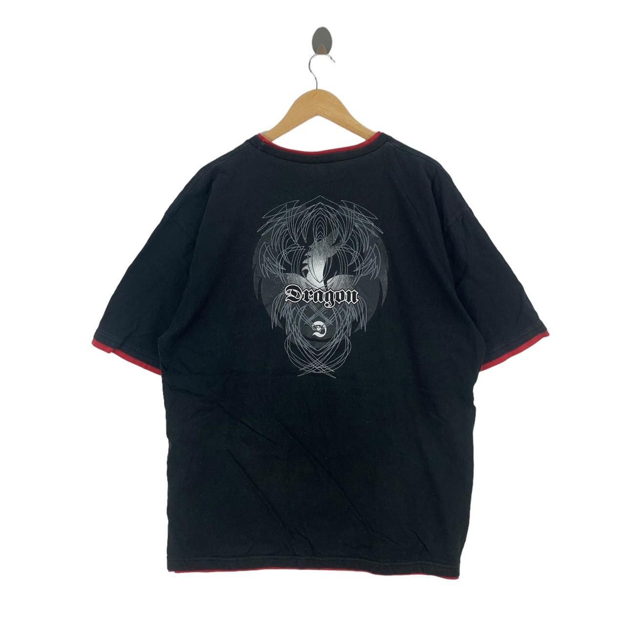 Vintage Vintage 90’ DRAGON HIP HOP RAP Ringer Tee Shirt Size US XXL / EU 58 / 5 - 1 Thumbnail