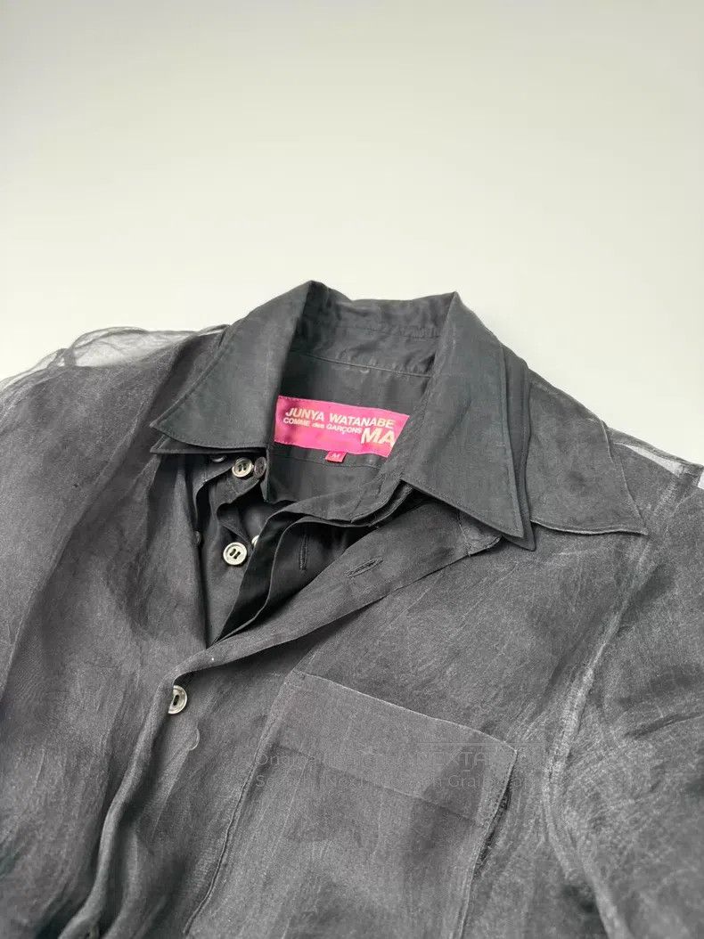 Junya Watanabe Junya Watanabe Black Organza Long Shirt Size US M / EU 48-50 / 2 - 4 Thumbnail