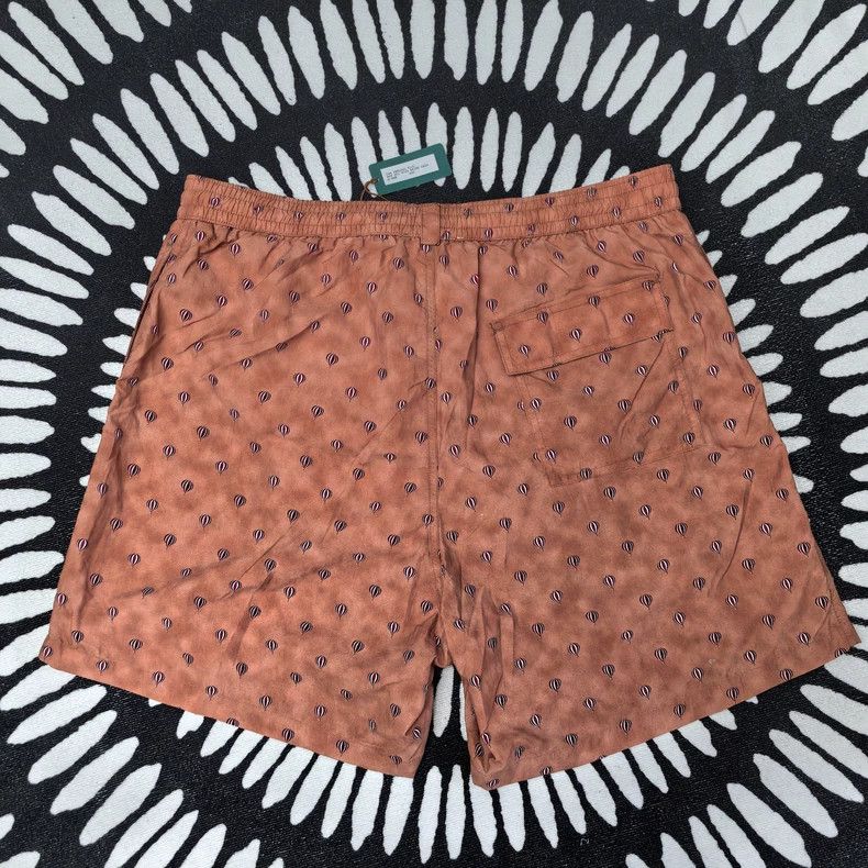 Loro Piana LORO PIANA sizeXXL Orange balloon pattern nylon beach short Size US 31 - 3 Thumbnail