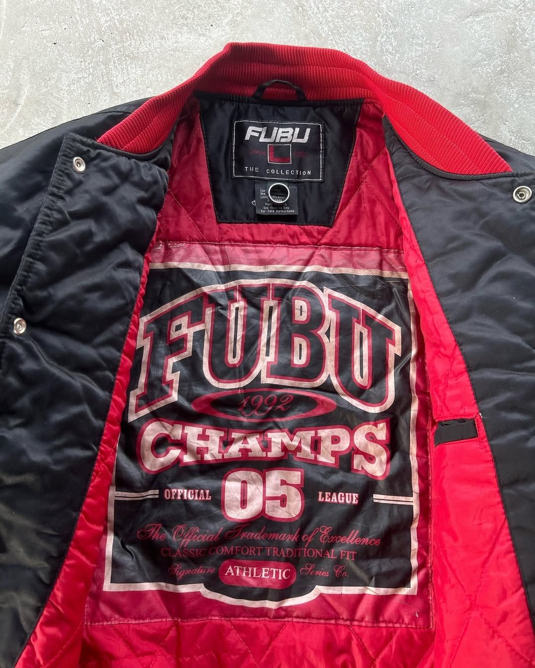 Fubu × Vintage Rare 🔥 90's FUBU 05 Embroidery Heavyweight Jacket Size US L / EU 52-54 / 3 - 6 Thumbnail