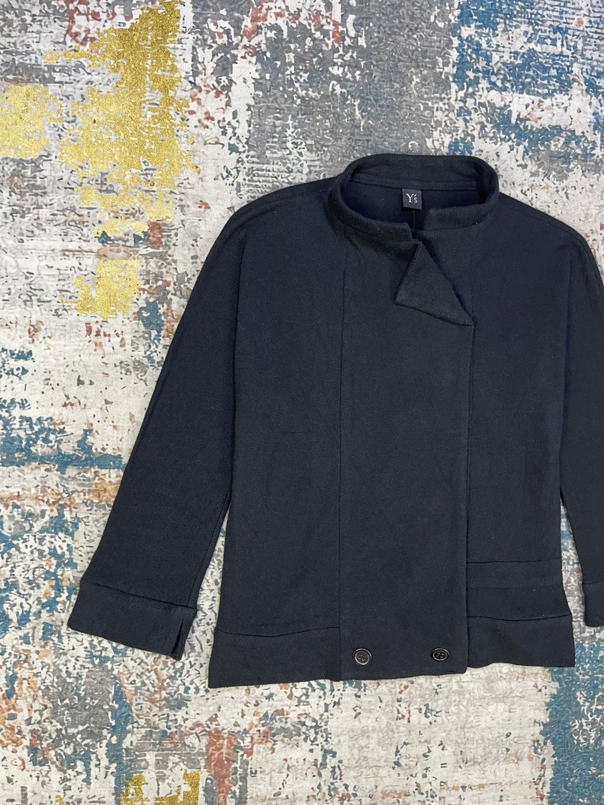 Yohji Yamamoto Yohji Yamamoto Y’s SS 04 Band Collar Short Jacket Size XS / US 0-2 / IT 36-38 - 3 Thumbnail