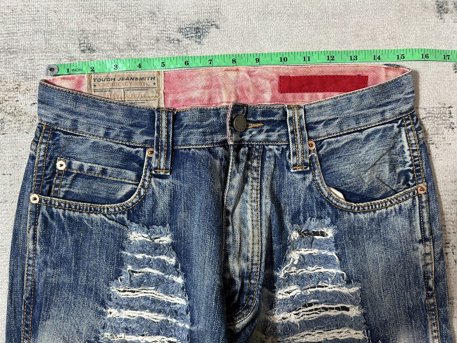 PPFM 2000s Seditionaries Distressed Tough Jeans Smith Size US 31 - 8 Thumbnail