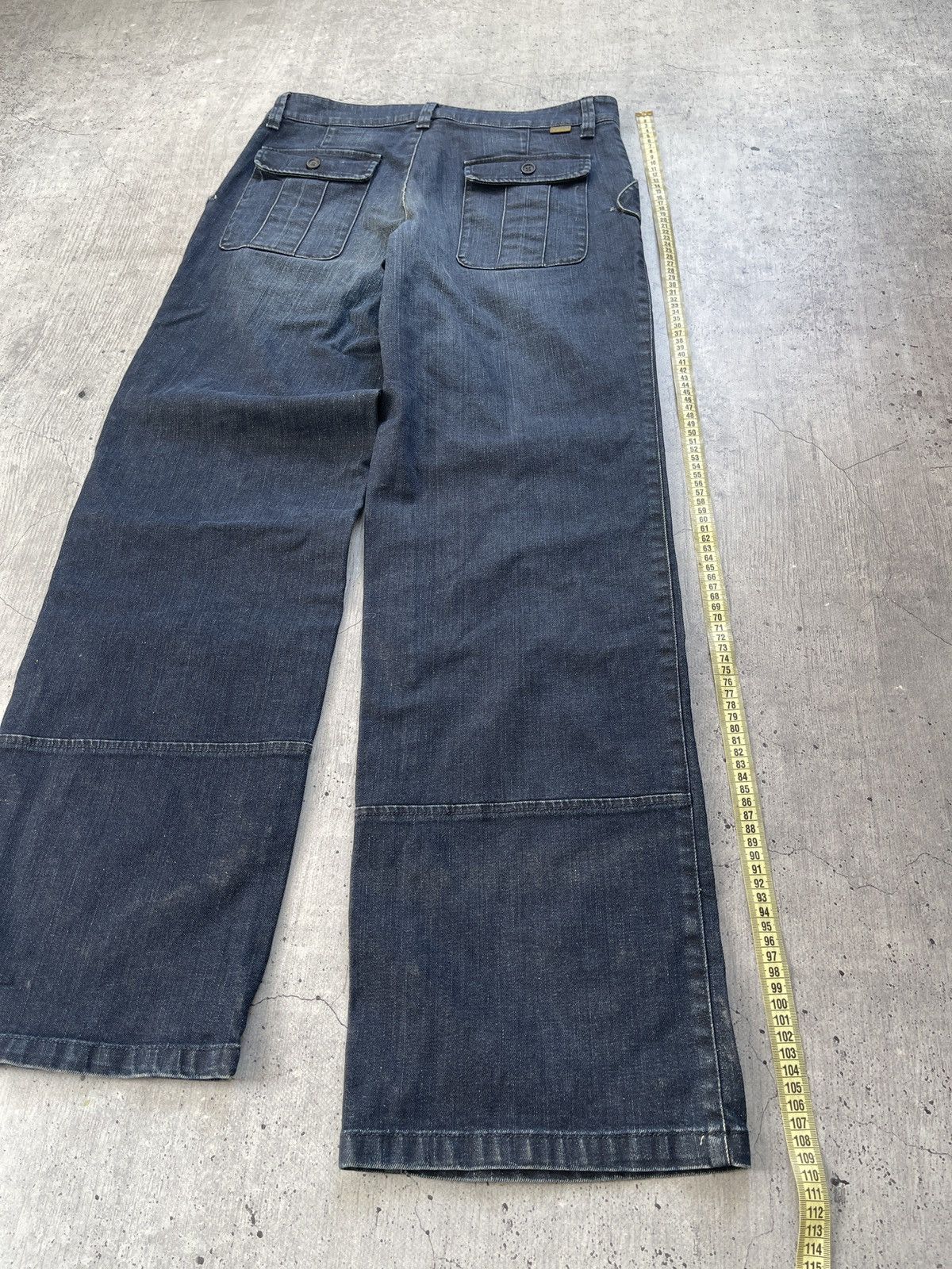Kenzo × Vintage vintage kenzo jeans nice design distressed denim Size US 33 - 6 Thumbnail