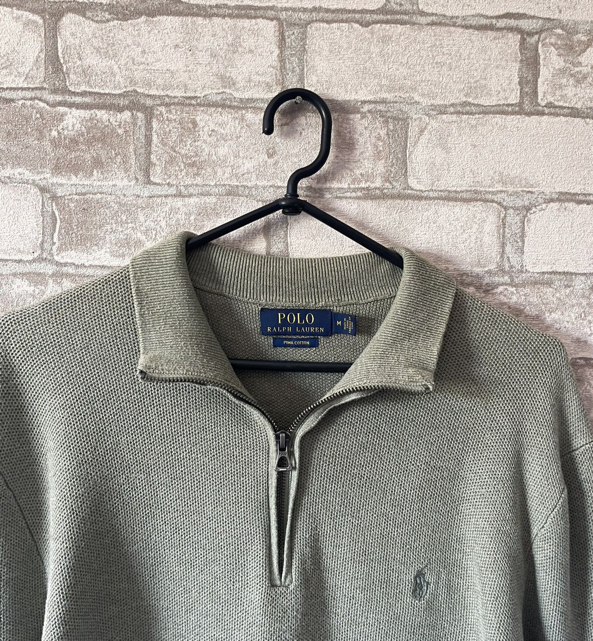 Polo Ralph Lauren × RRL Ralph Lauren × Ralph Lauren Vintage Ralph Lauren Zip Up Sweater Size US M / EU 48-50 / 2 - 3 Thumbnail