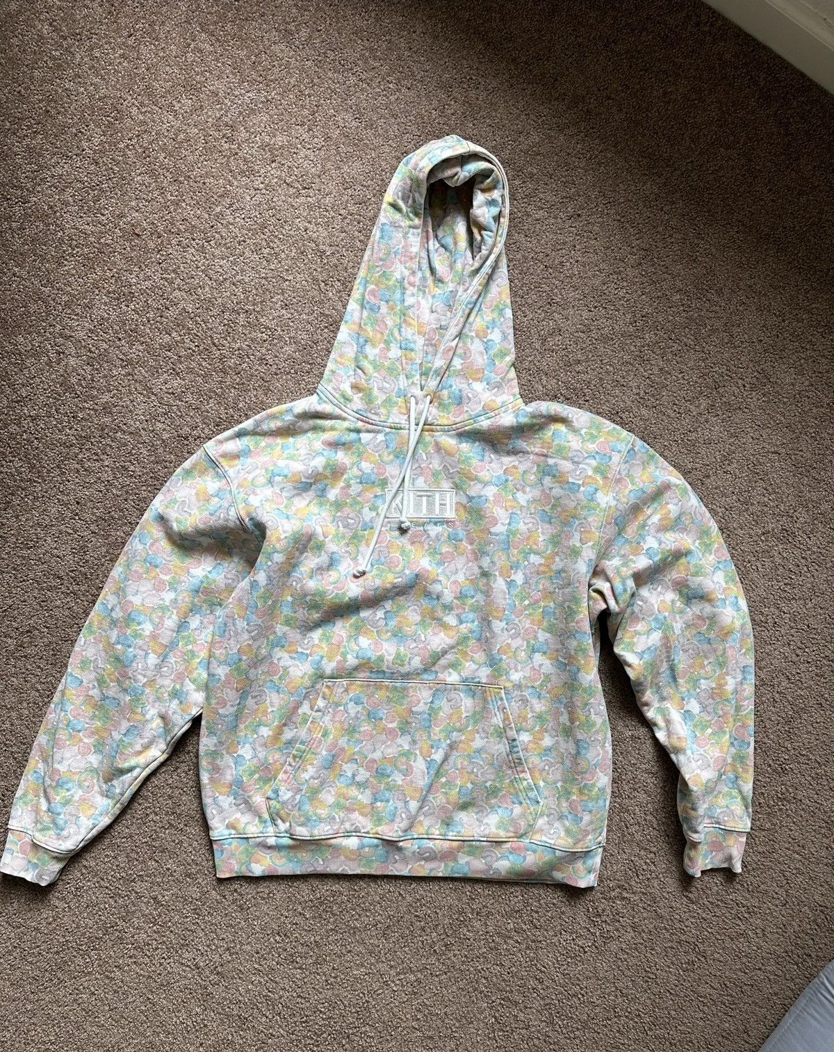 image of Kith Lucky Charms Williams Iii Hoodie in White, Men's (Size XL)