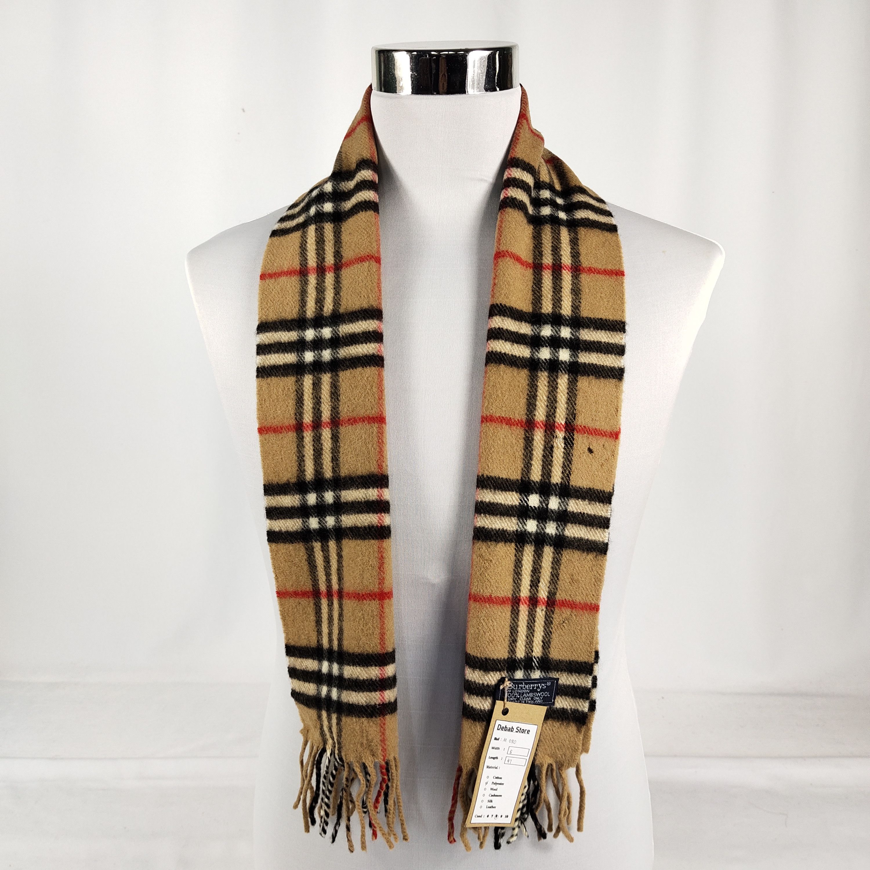 Burberry Burberrys Scarf / Muffler / Neckwear M080 Size ONE SIZE - 1 Thumbnail