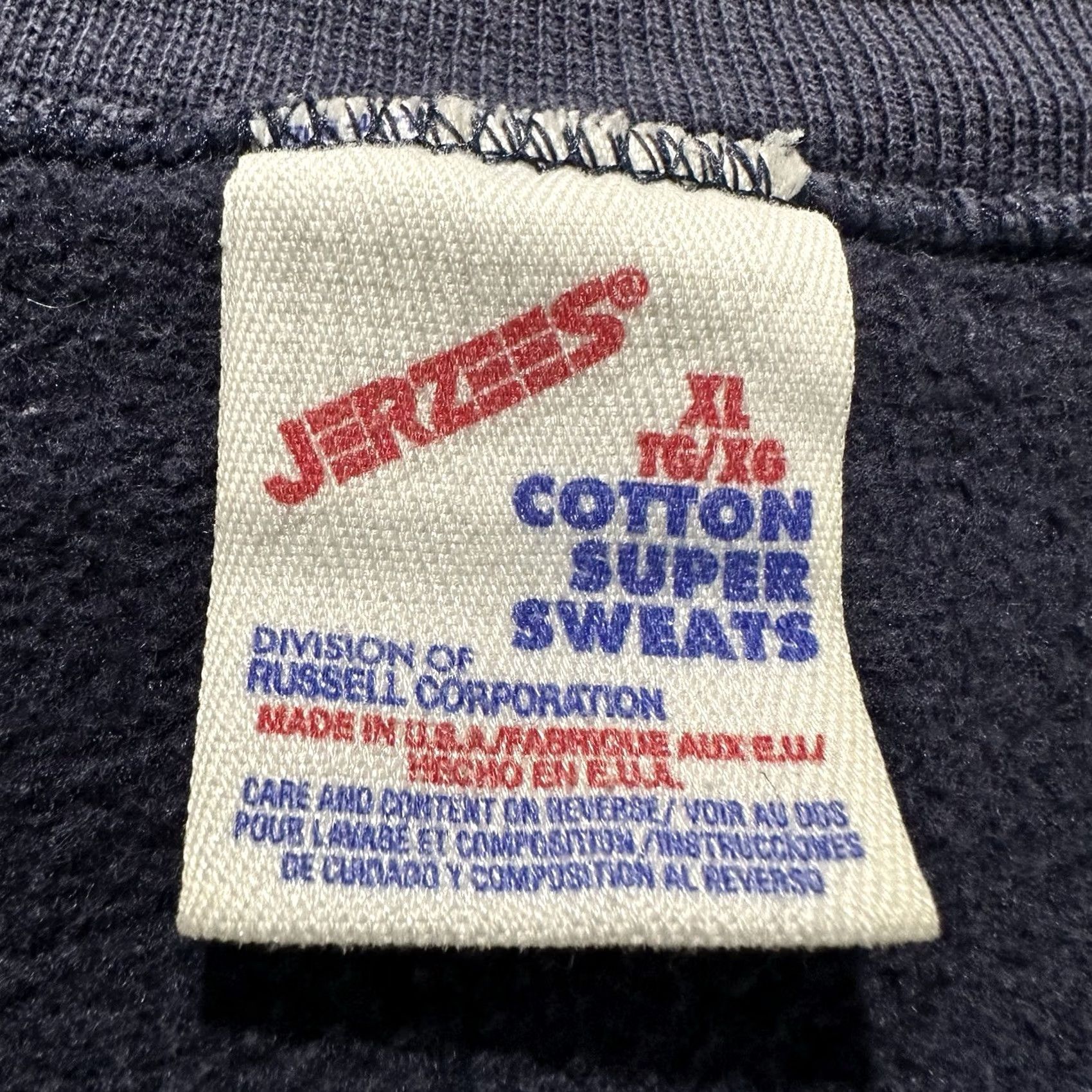 Jerzees VINTAGE JERZEES Sweatshirt Adult XL Blue Western Michigan University 90s Mens Size US XL / EU 56 / 4 - 5 Thumbnail