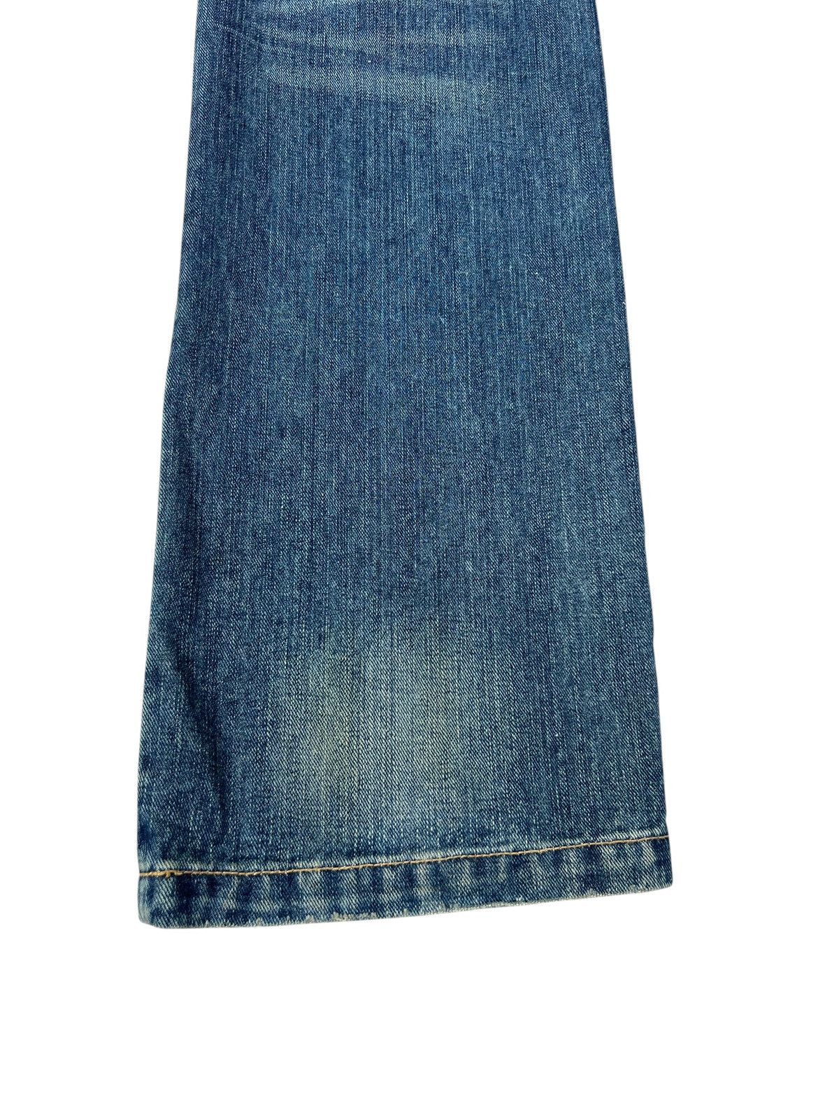 Vintage Dirty Mud Japan Brand Rips Eagle Embroidery Distress Jeans Size US 31 - 18 Thumbnail