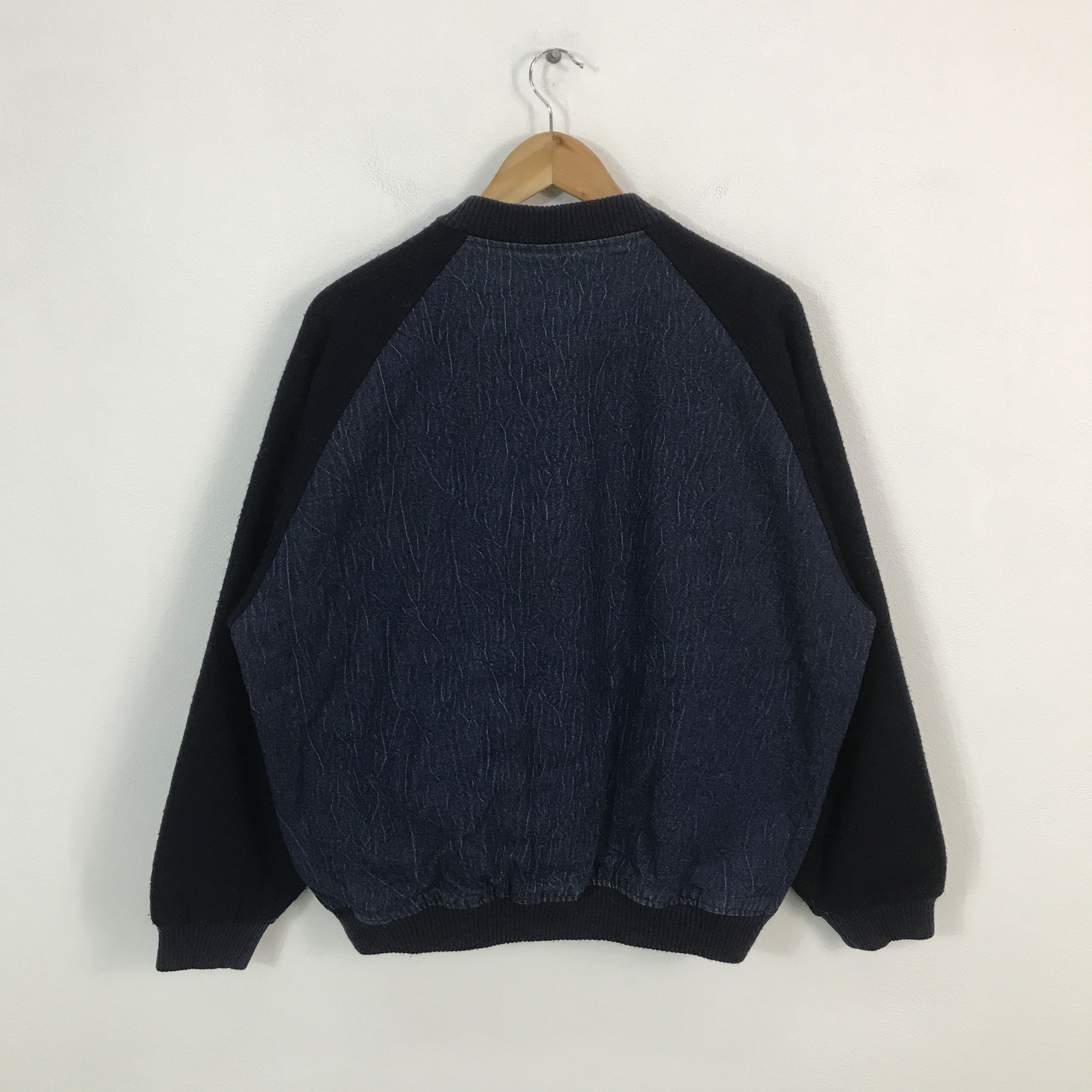Japanese Brand japan gclub denim Wool varsty jacket Size US XL / EU 56 / 4 - 2 Thumbnail