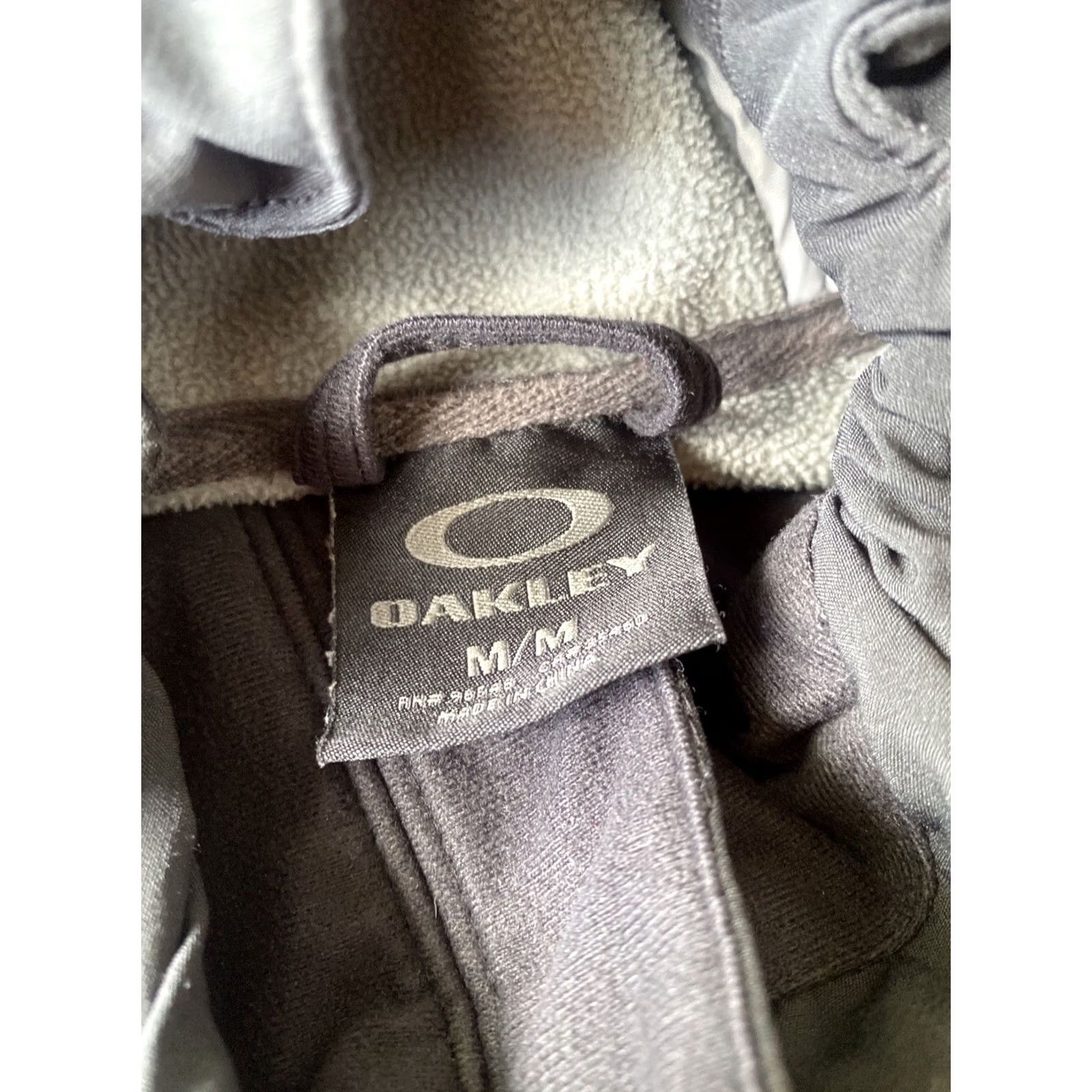 Oakley VINTAGE Oakley Grand Prix Team USA Hooded Tech Jacket Full Zip Fleece Lined Gorpcore Med Black Mens Hoodie Size US M / EU 48-50 / 2 - 3 Thumbnail