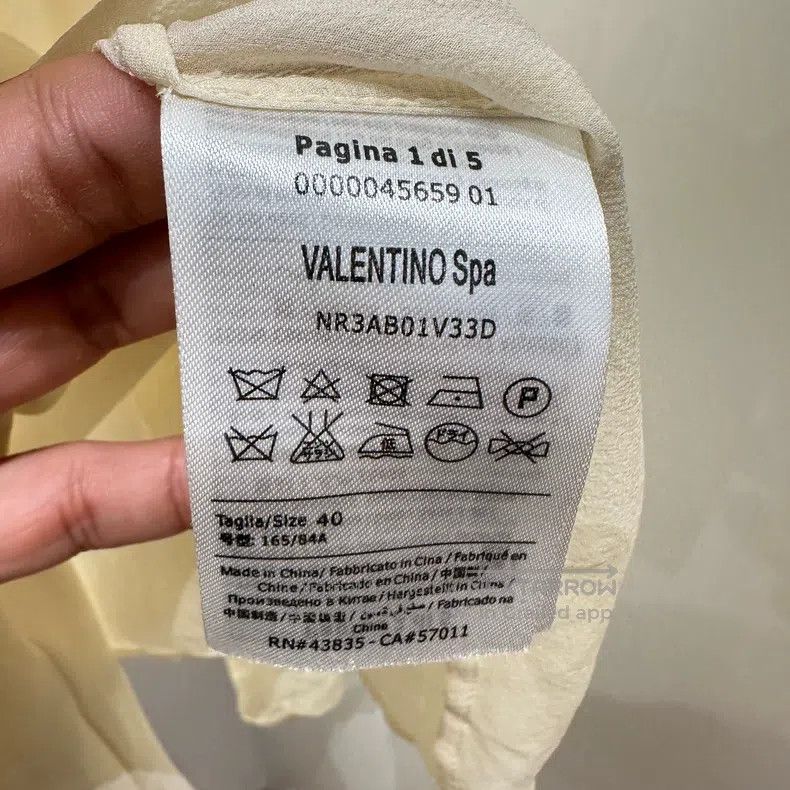 Other Valentino Lace-collared silk shirt Size XS / US 0-2 / IT 36-38 - 4 Thumbnail