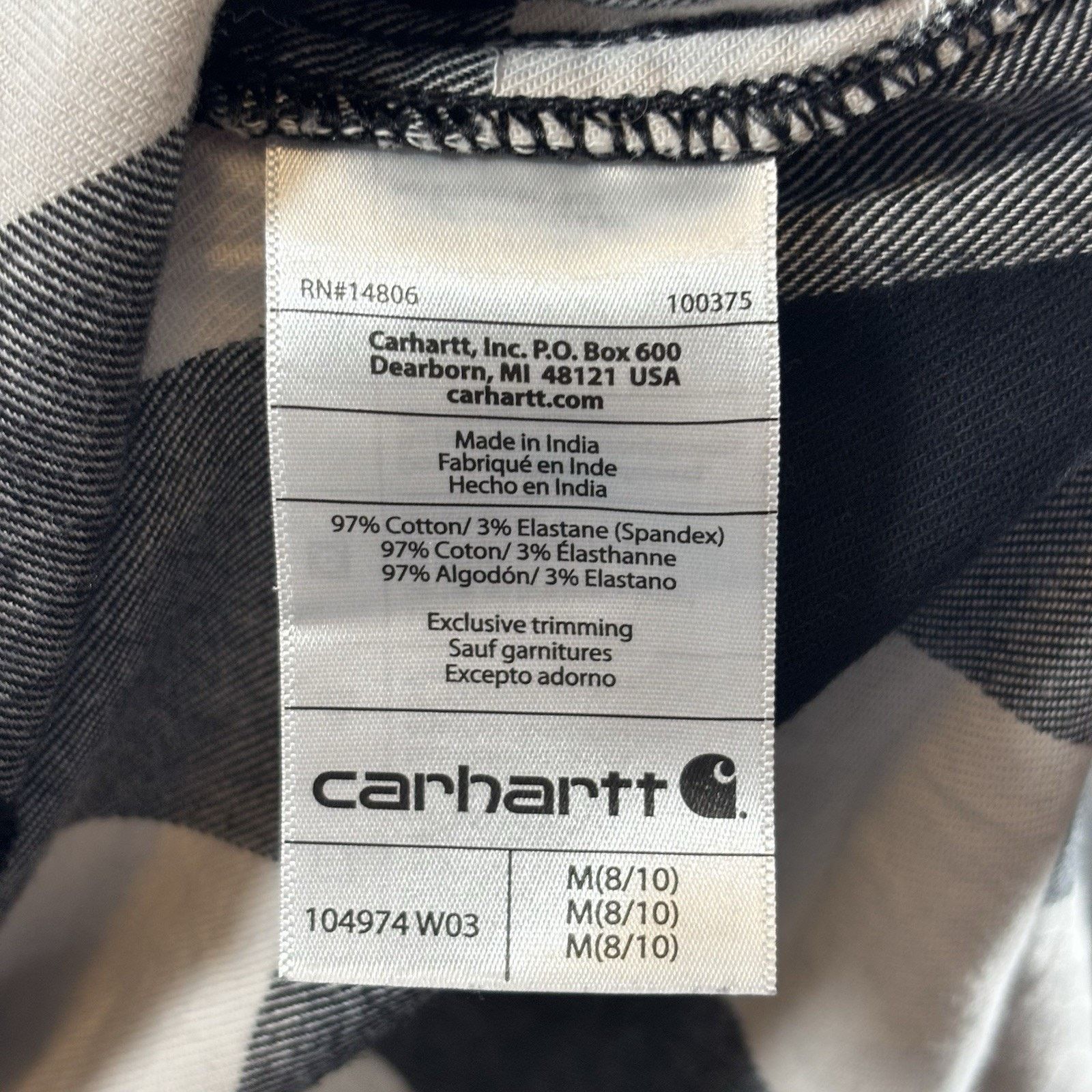 Carhartt Carhartt Rugged Flex Shirt Womens M Plaid 104974 Relaxed Fit Size M / US 6-8 / IT 42-44 - 6 Thumbnail