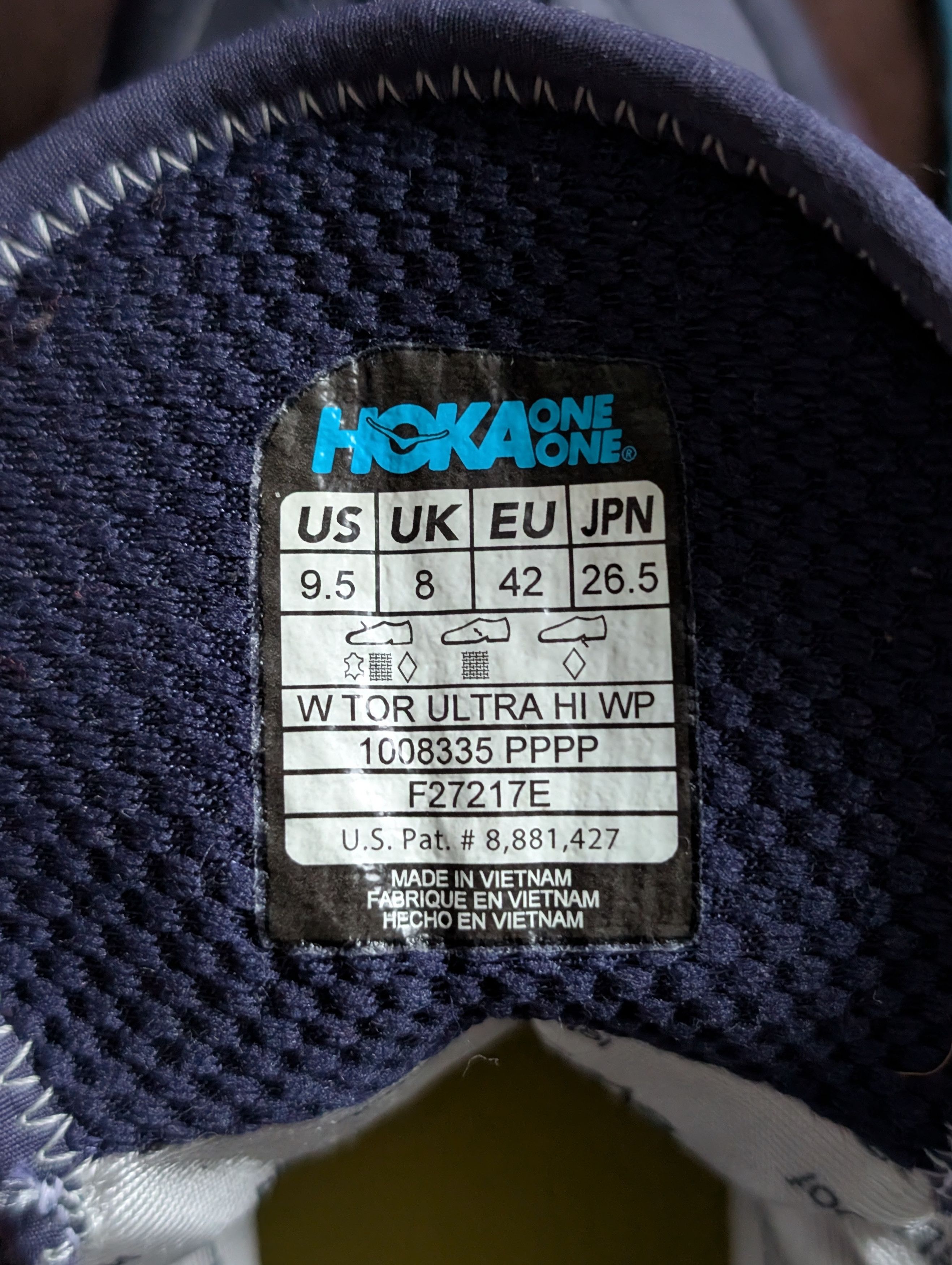Hoka Tor Ultra Mid Waterproof Size US 8.5 / EU 41-42 - 10 Thumbnail