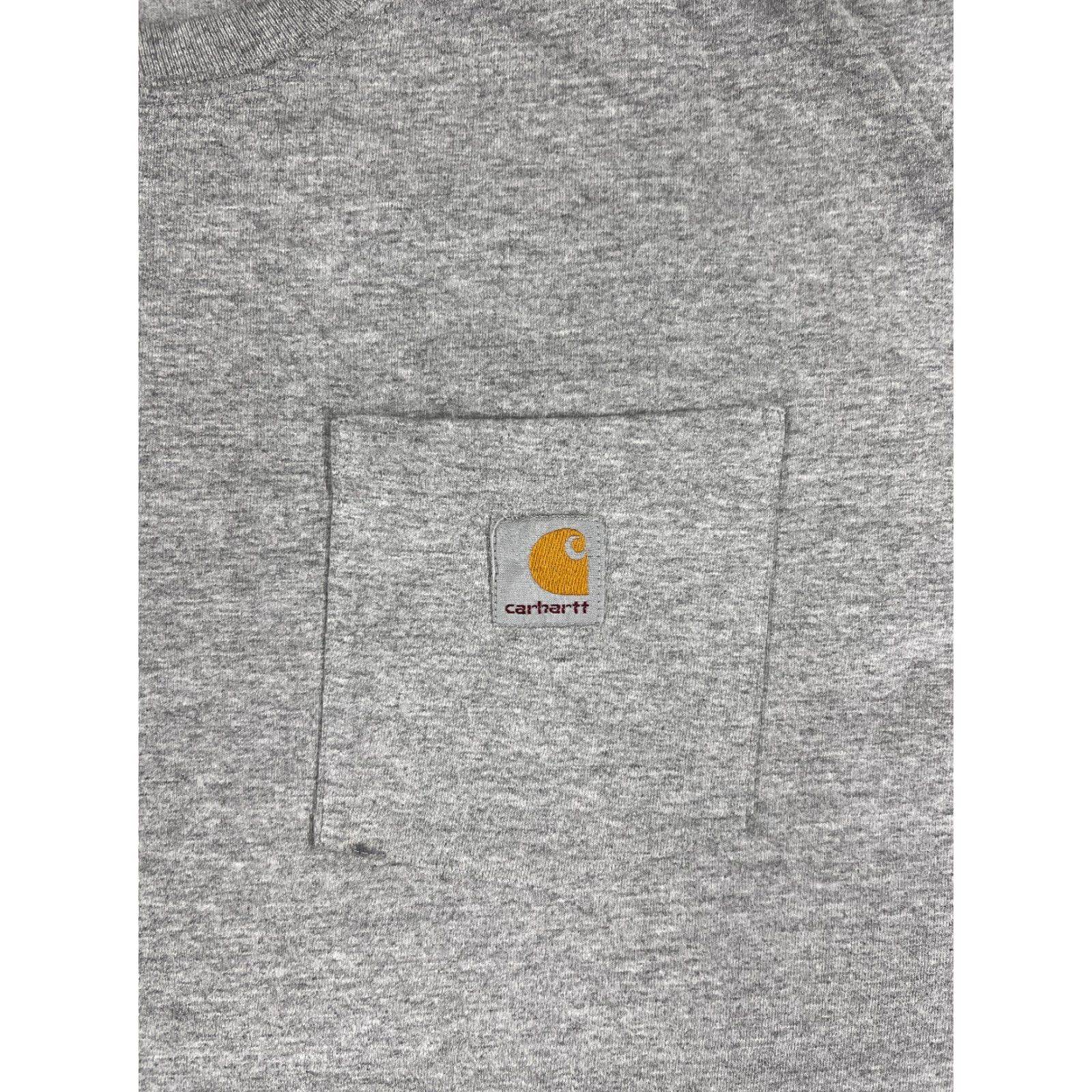 Carhartt VINTAGE Carhartt Shirt Mens XL Gray Short Sleeve Pocket Crew Neck Cotton Blend Size US XL / EU 56 / 4 - 6 Thumbnail