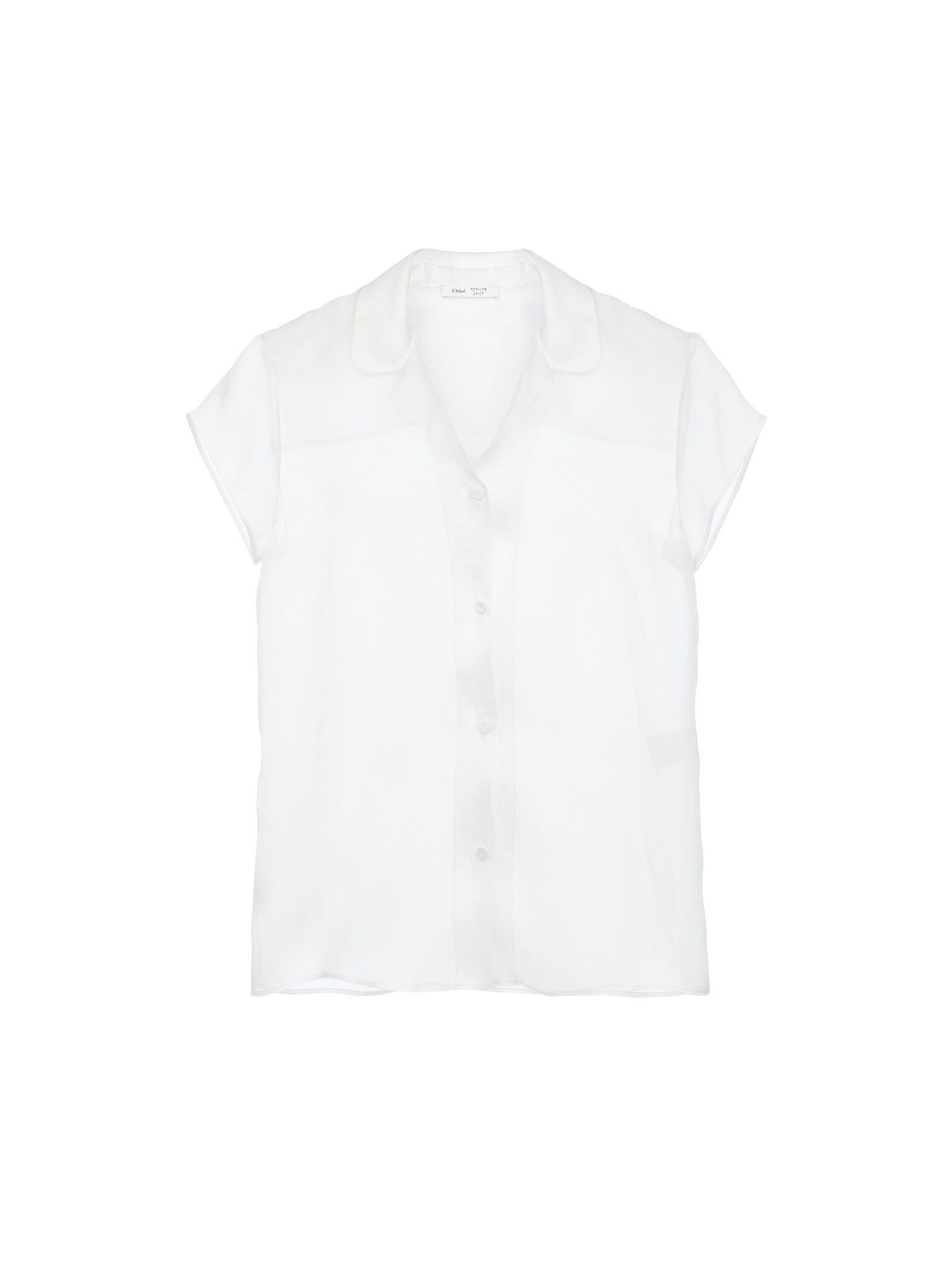 Chloe o1loc1c0325 CHC24 Blouse in White Size M / US 6-8 / IT 42-44 - 1 Thumbnail