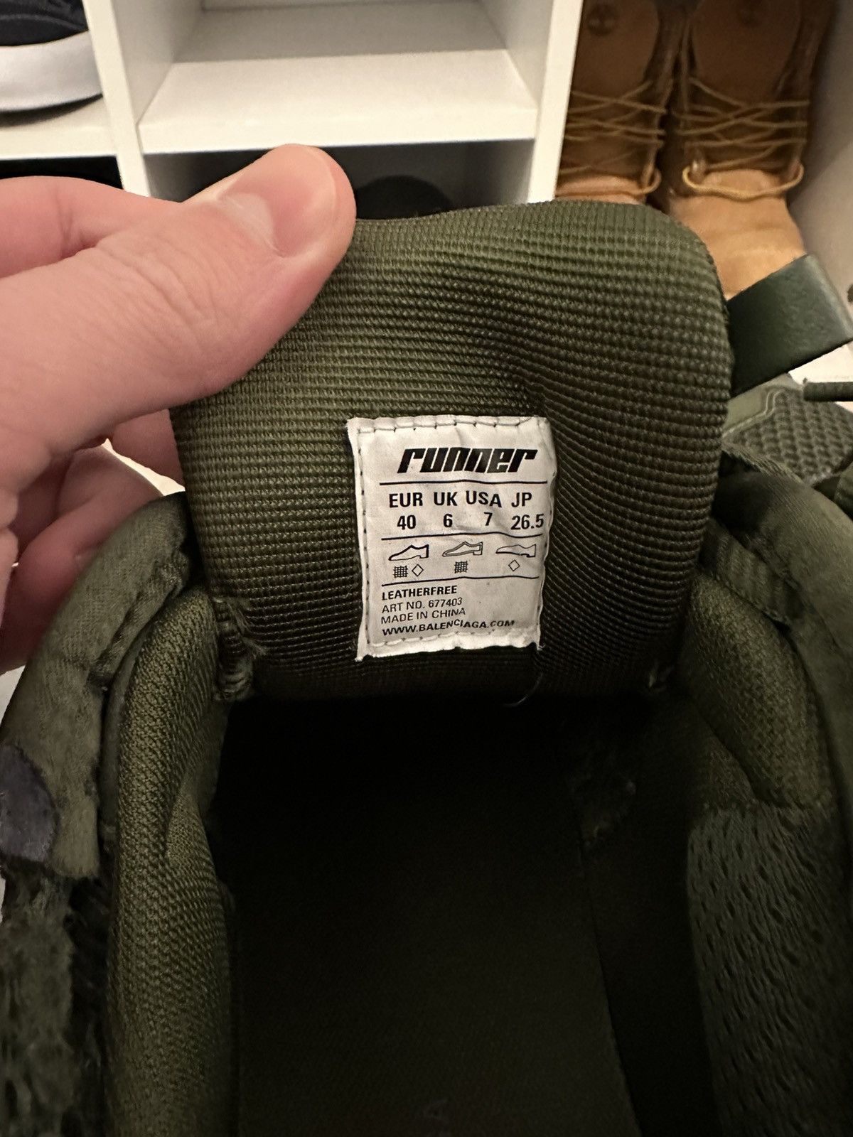 Balenciaga Balenciaga runner khaki Size US 7 / EU 40 - 5 Thumbnail