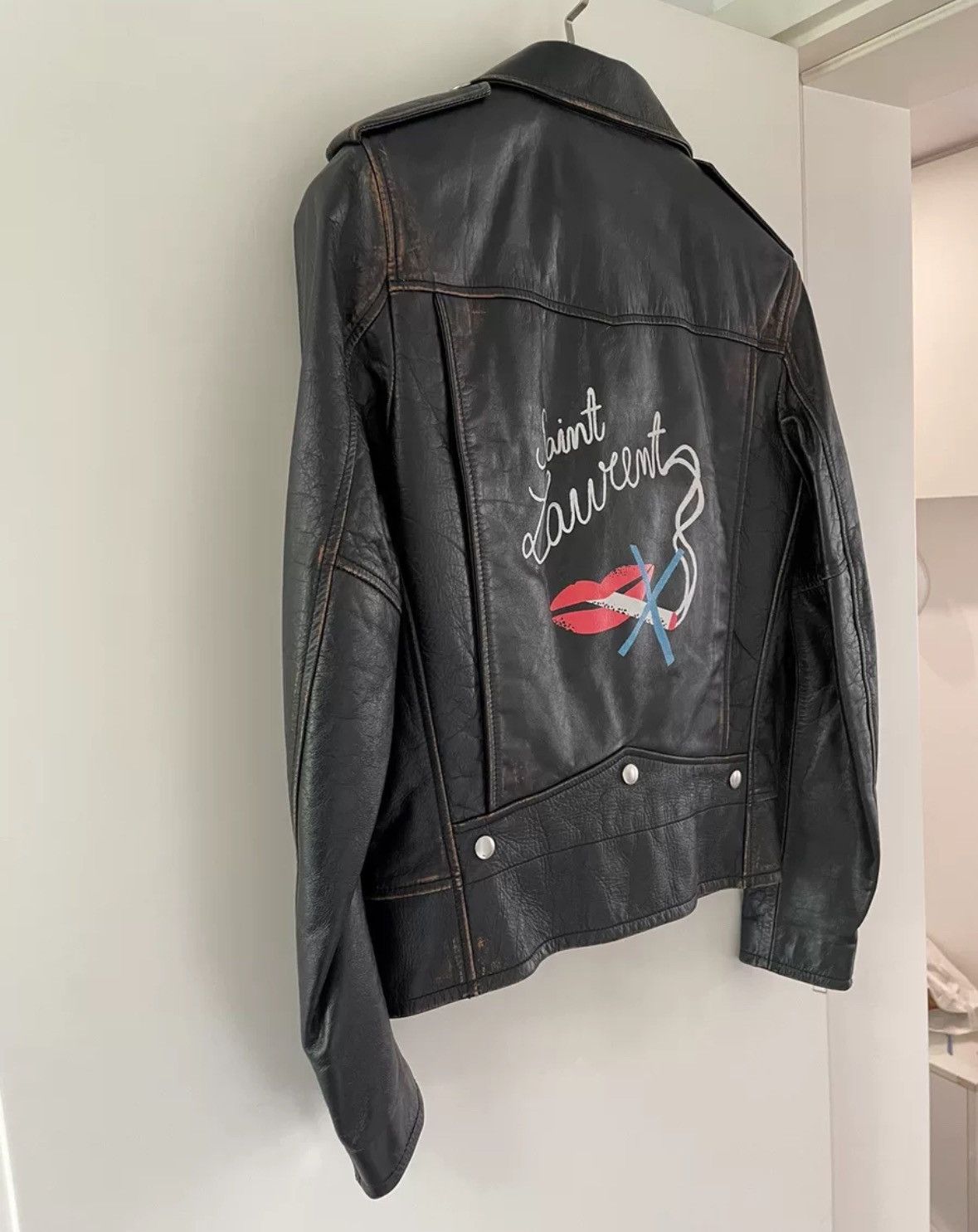 Saint Laurent Paris × Yves Saint Laurent Saint Laurent No smoking Leather Clothing Jacket Size US S / EU 44-46 / 1 - 4 Thumbnail
