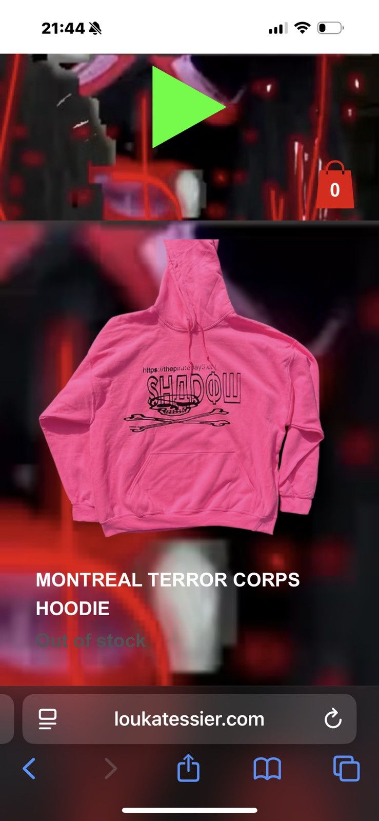 Band Tees 1 of 5 SHADOW WIZARD MONEY GANG PINK HOODIE BY LOUKA TESSIER Size US XXL / EU 58 / 5 - 21 Thumbnail