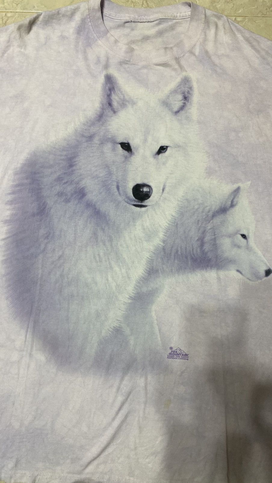 The Mountain VTG The Mountain White Wolf Tie Dye T-Shirt Nature Animal Size US L / EU 52-54 / 3 - 2 Thumbnail