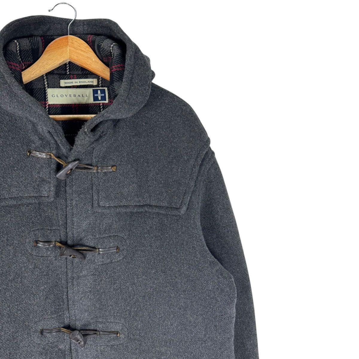 Gloverall ☀️GLOVERALL ENGLAND HOODIE DUFFLE COAT JACKET Size US L / EU 52-54 / 3 - 4 Thumbnail