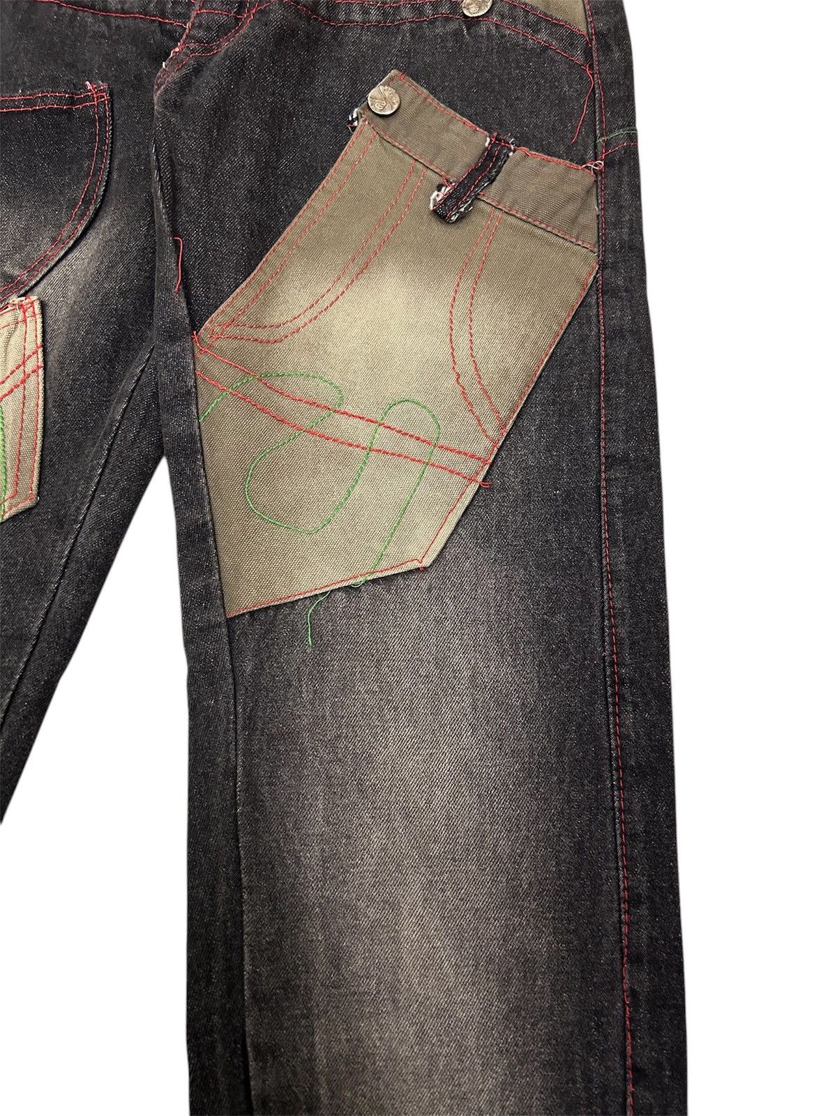 Japanese Brand × Vintage Vintage Japanese Denim mud wash Patches Jeans Size US 28 / EU 44 - 5 Thumbnail