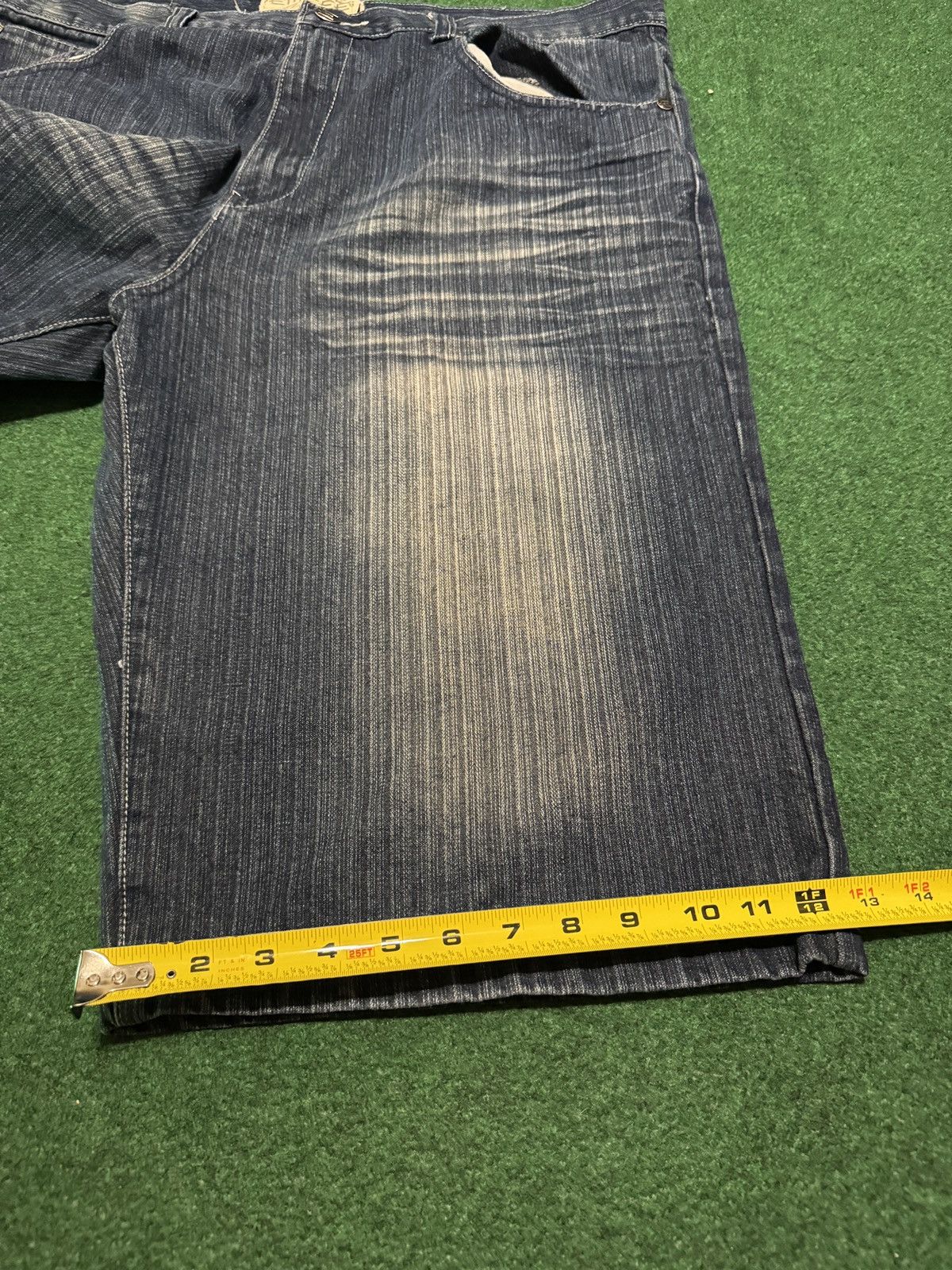 Southpole Vintage Y2K Emcee Baggy Hip Hop Jorts 42 18” Denim Shorts Size US 42 / EU 58 - 8 Thumbnail
