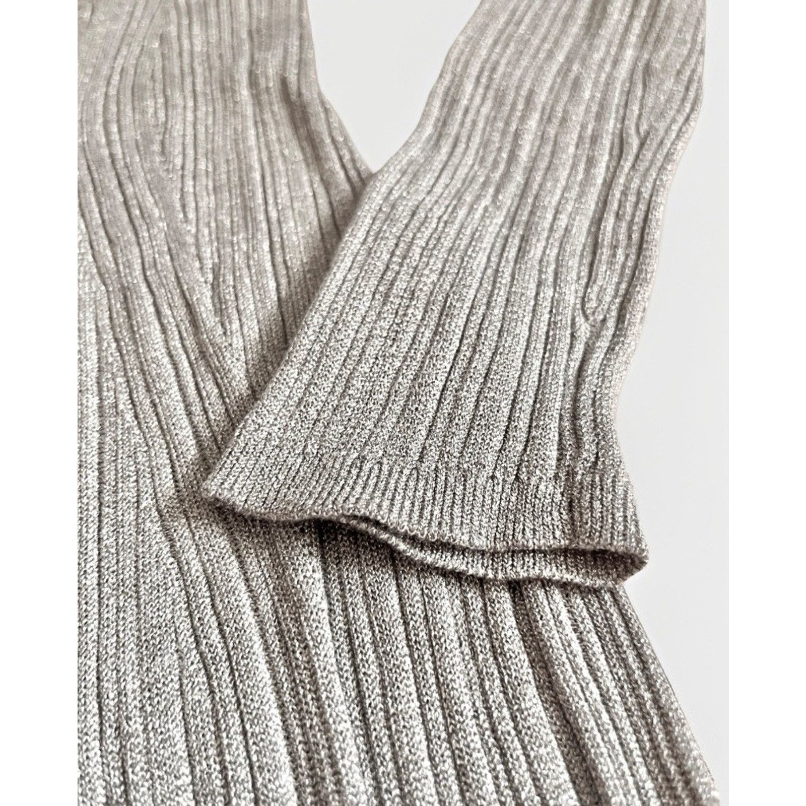 Banana Republic NWOT Banana Republic Sweater Dress Silver Sparkle Size XS Size XS / US 0-2 / IT 36-38 - 2 Thumbnail