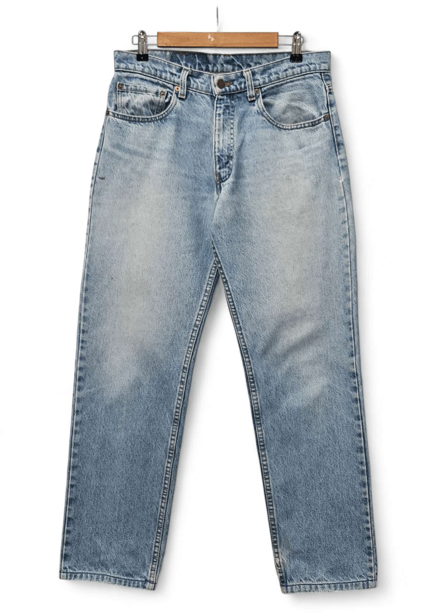 Levi's 90s Vintage Levi's blue washed denim made in USA jeans pants Size US 33 - 2 Thumbnail