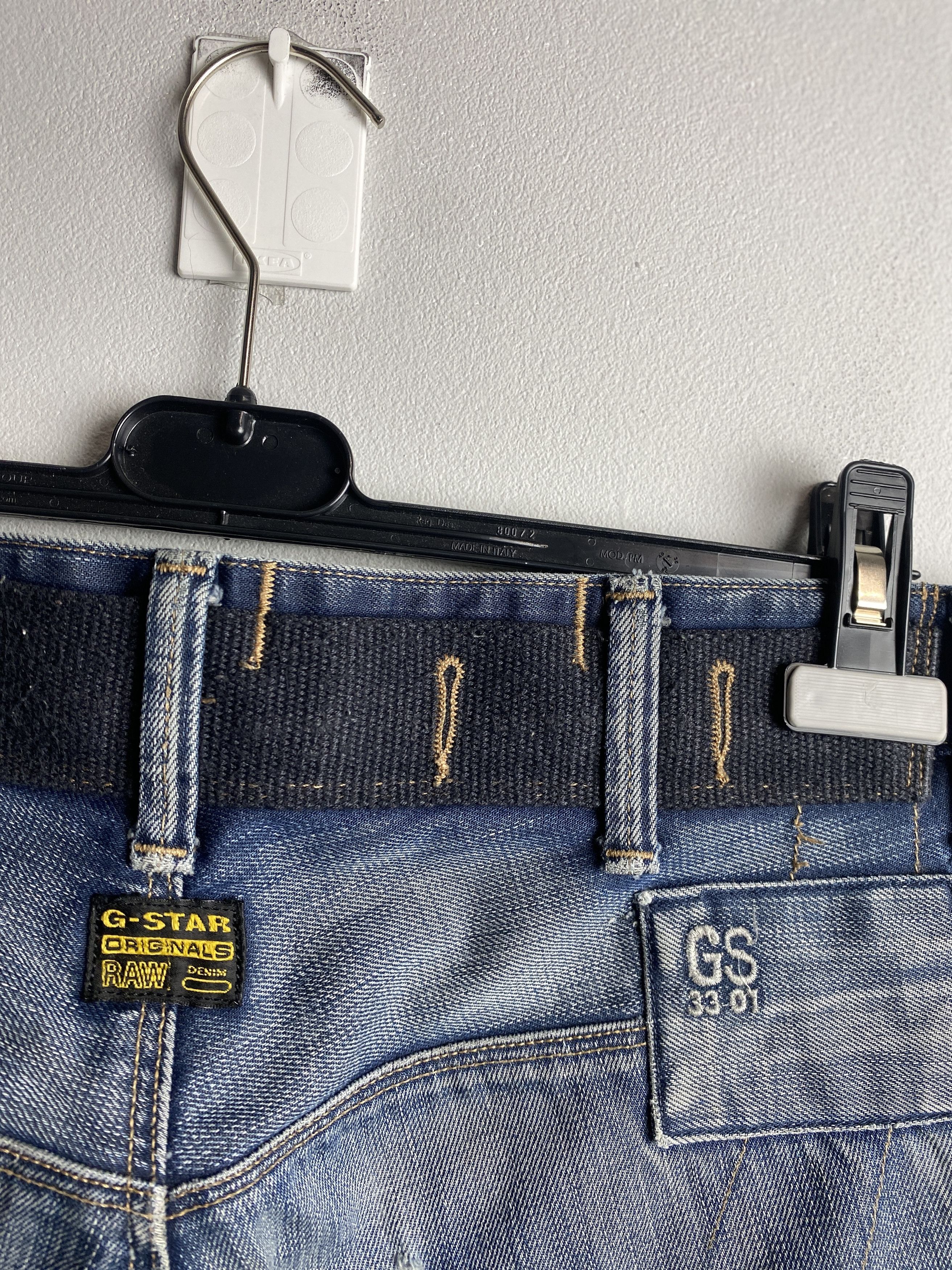 G-Star G Star Raw Fire Elwood denim jeans pants y2k opium Size US 34 / EU 50 - 4 Thumbnail