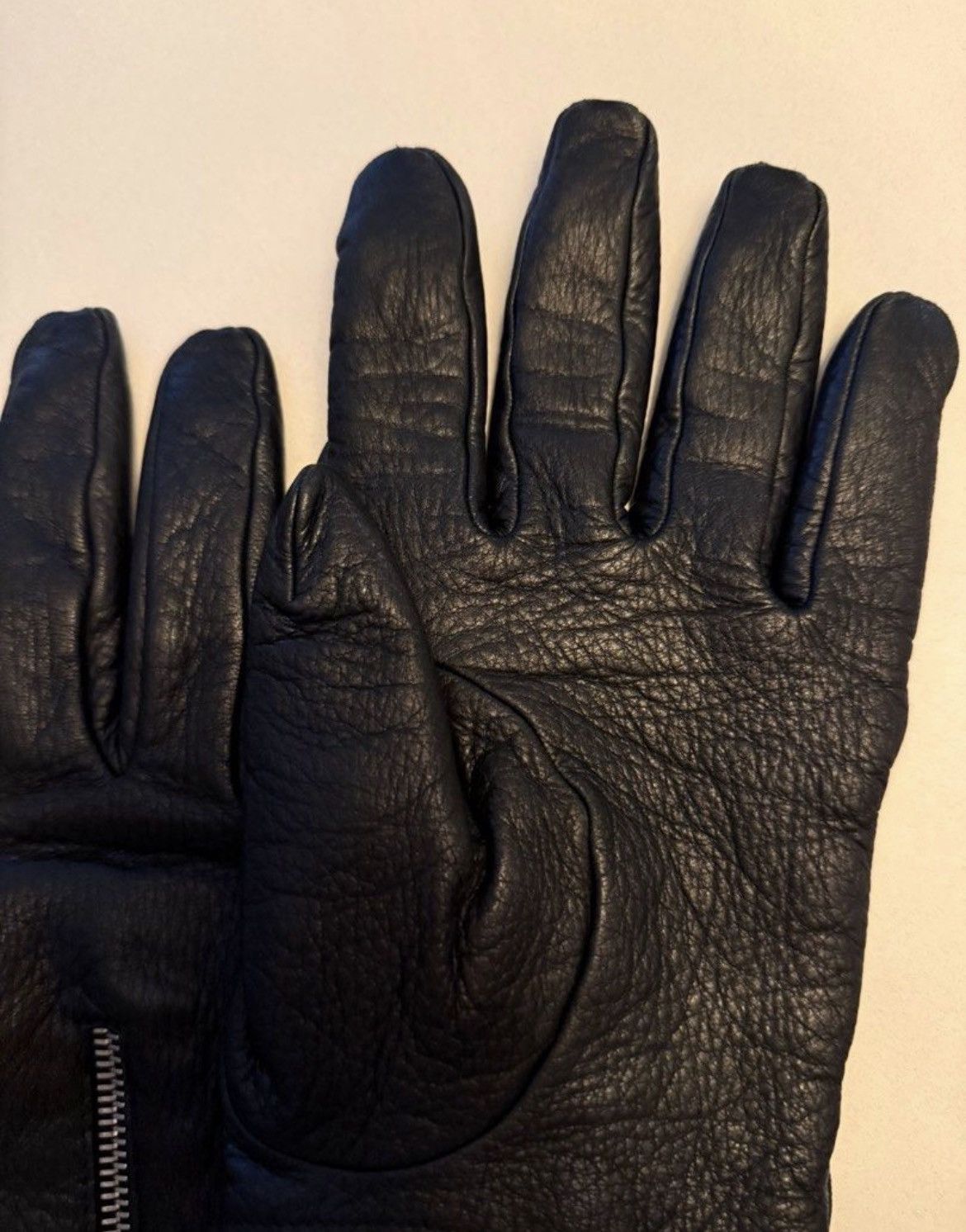 Chrome Hearts Chrome heart leather cashmere gloves Size ONE SIZE - 2 Thumbnail