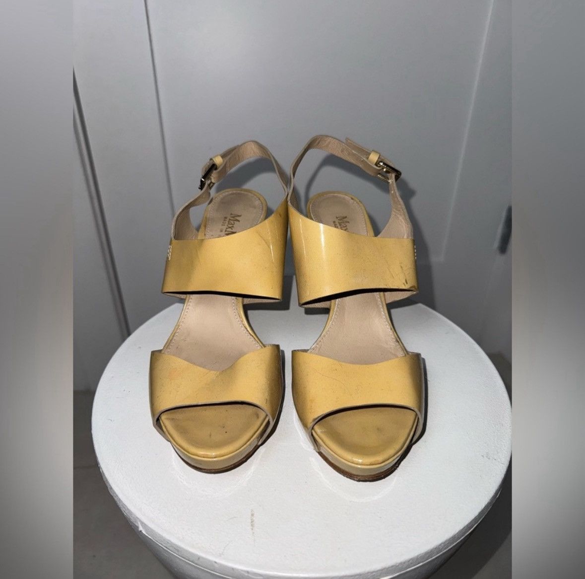 Max Mara Max Mara Tan Patent Heels/ 7.5 Size US 7.5 / IT 37.5 - 3 Thumbnail