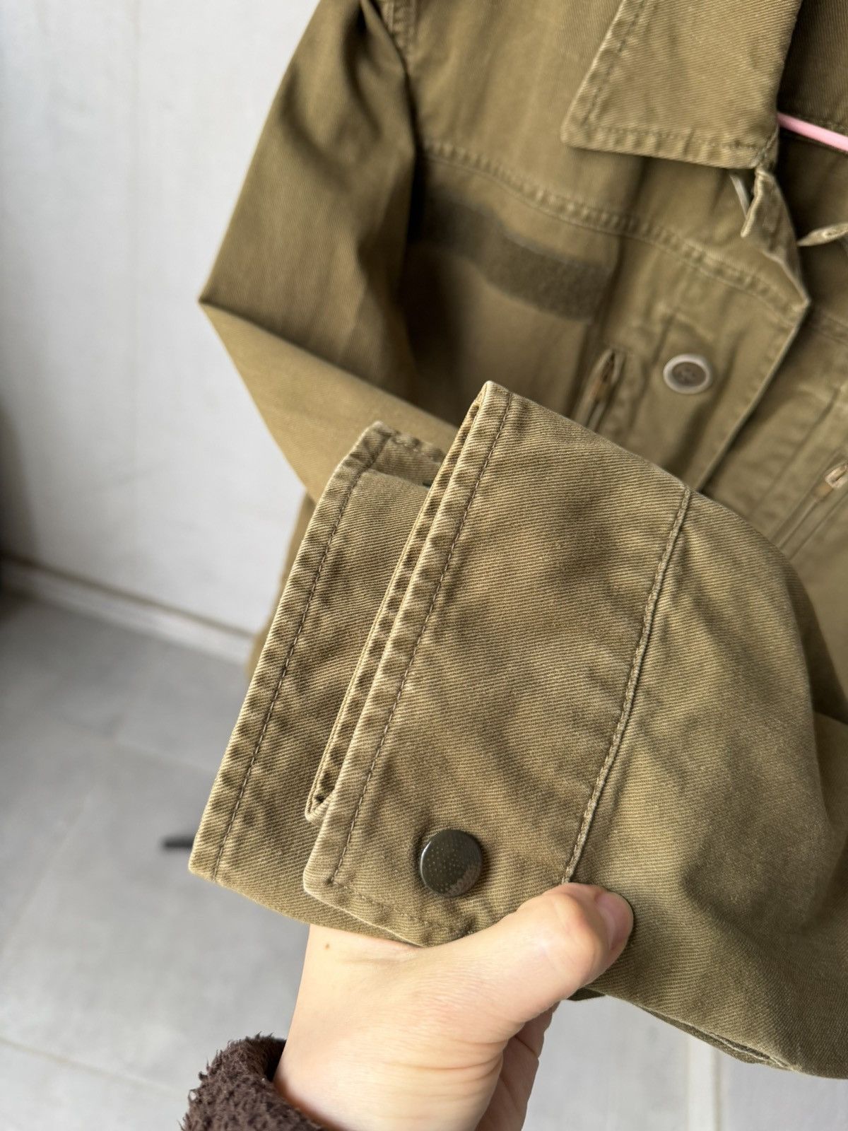 Saint Laurent Paris Saint Laurent Paris 16SS Military Jacket Khaki Size XS / US 0-2 / IT 36-38 - 8 Thumbnail