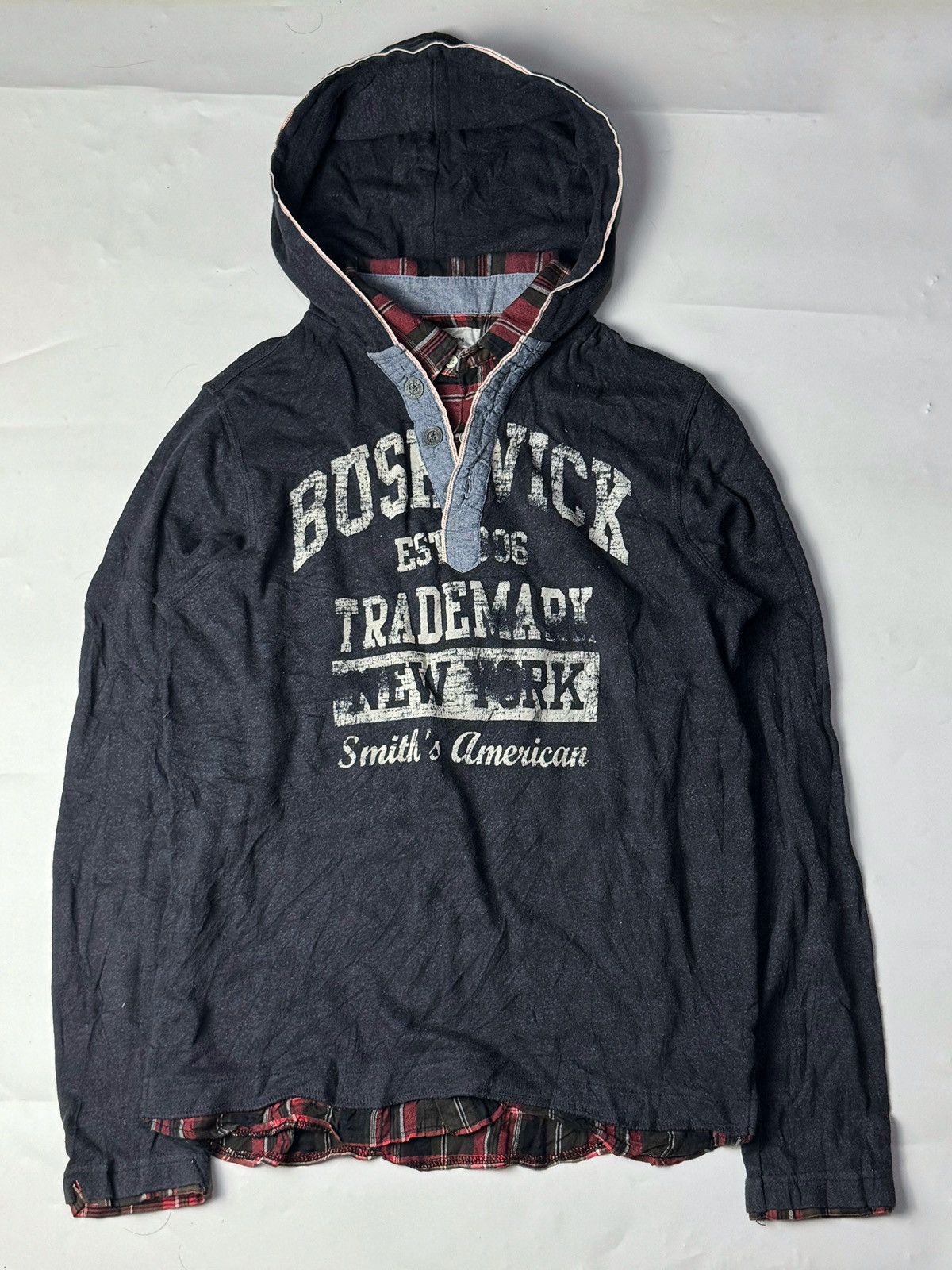 If Six Was Nine × Japanese Brand × Le Grande Bleu (L.G.B.) Double layer japanese shirt hoodie archived smiths Size US M / EU 48-50 / 2 - 2 Thumbnail