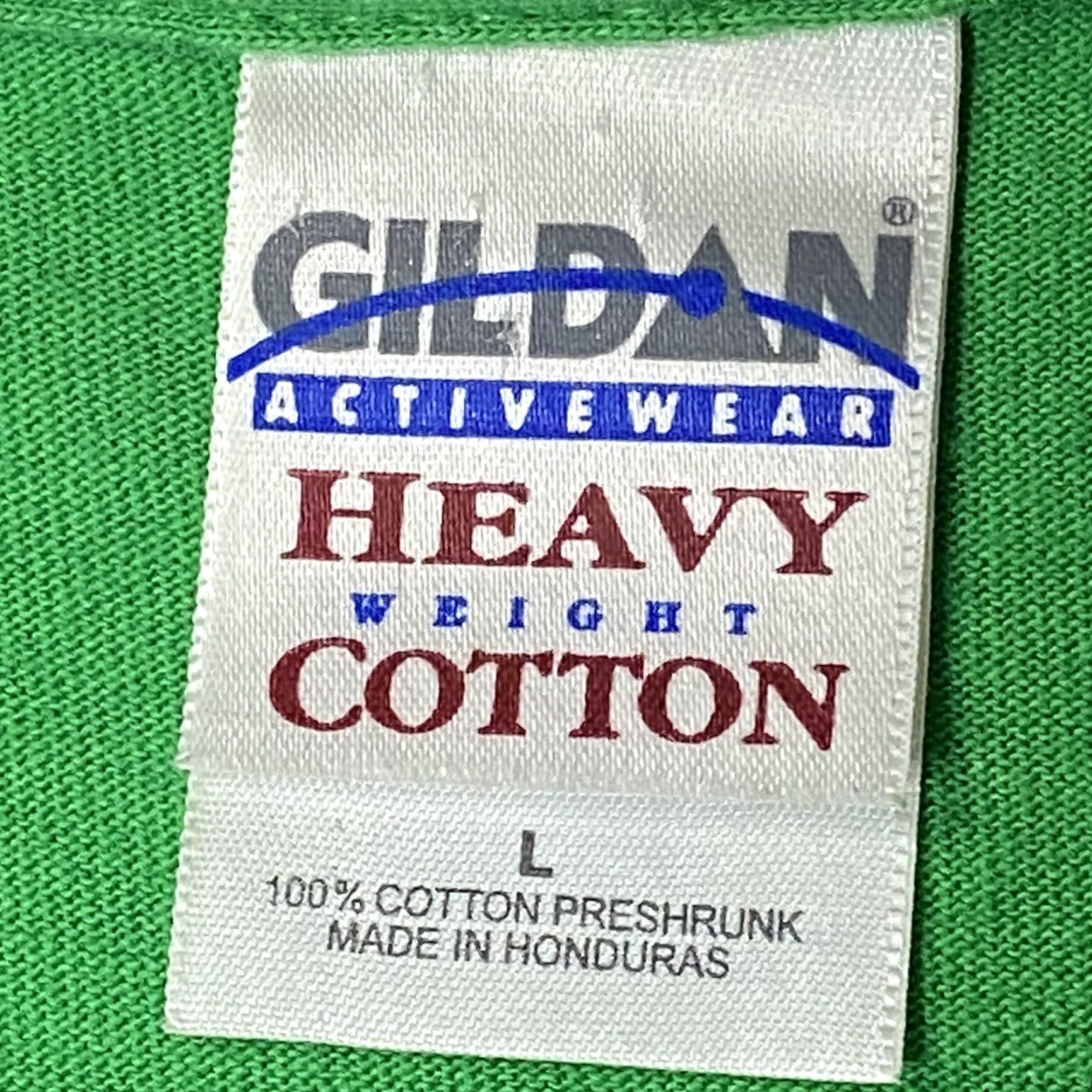 Gildan VINTAGE The Drinking Irish T Shirt Saint Patrick’s Day Party Beer Green L T-Shirt Unisex Adults Mens Womens Size US L / EU 52-54 / 3 - 3 Thumbnail