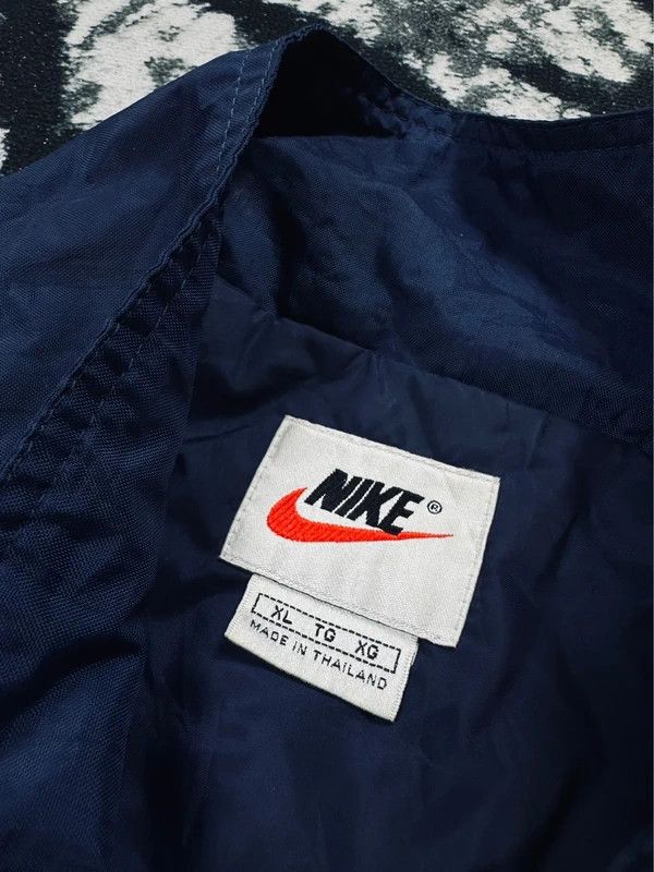 Nike Vintage Nike 90s Lightweight Jacket Navy Blue Swoosh XL Size US XL / EU 56 / 4 - 3 Thumbnail