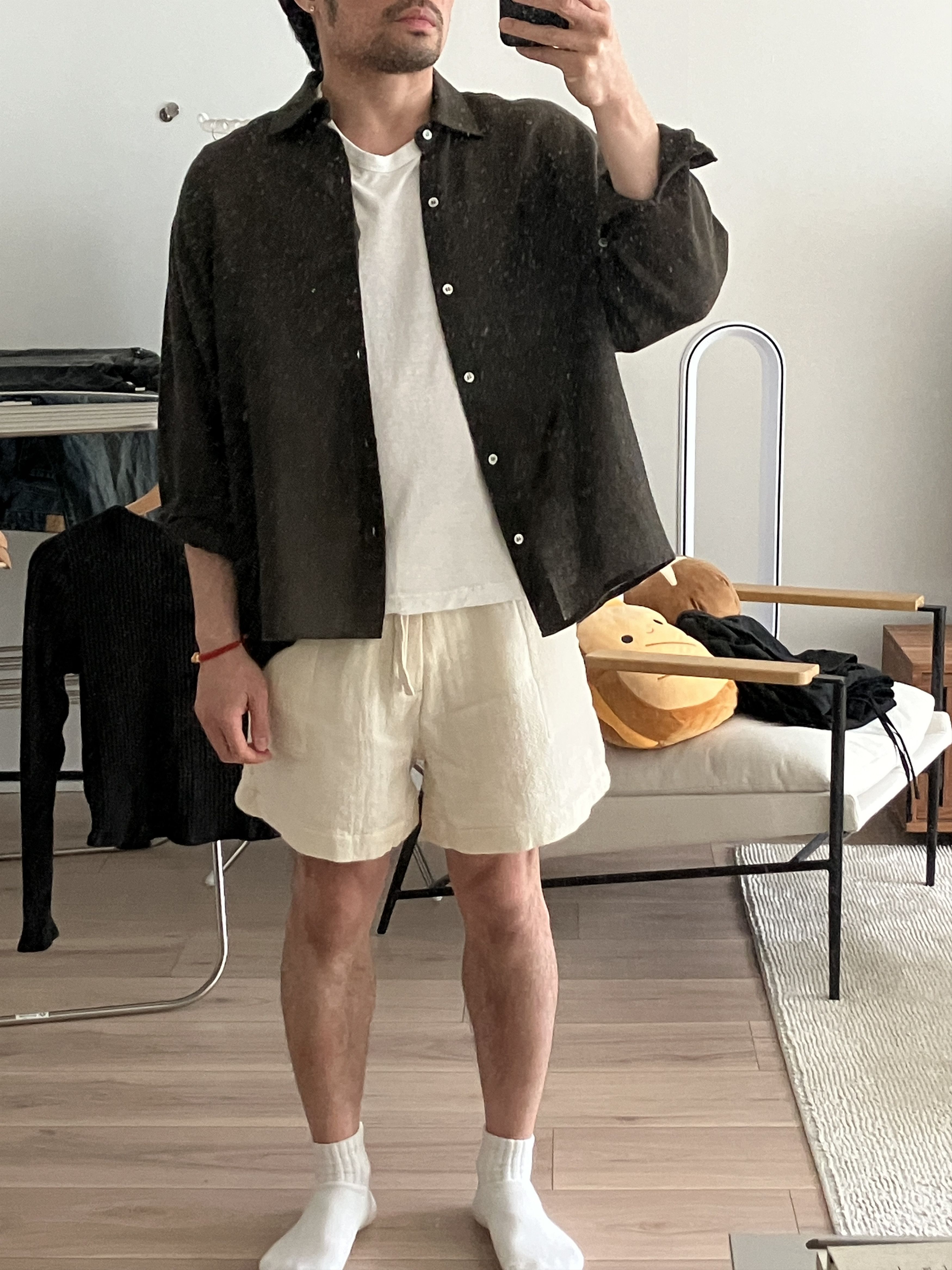 Daniel Simmons MARCELLO SHORTS V1 - CREAM (M) Size US 30 / EU 46 - 3 Thumbnail