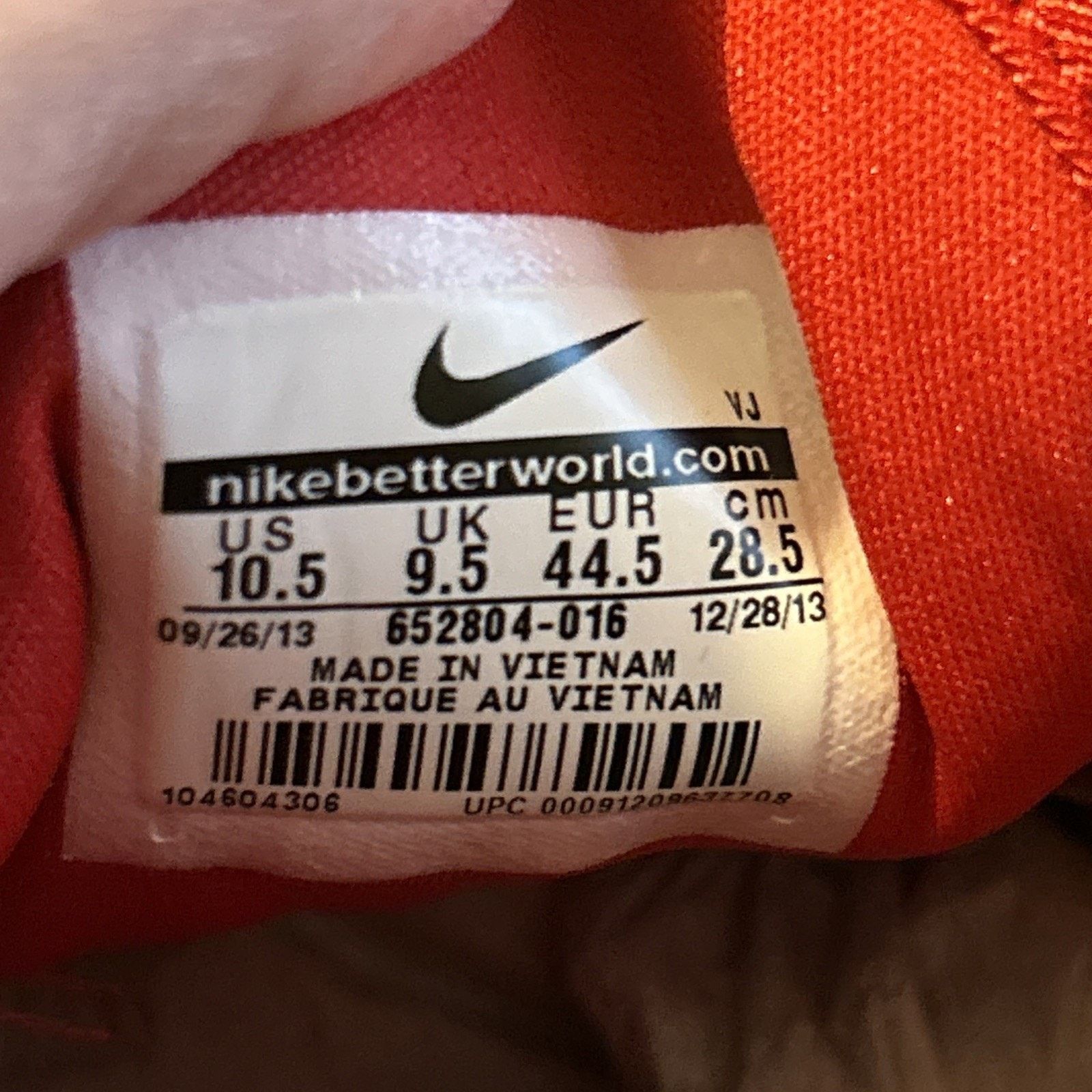 Nike Size 10.5 - Nike Roshe One NM W SP Great Britain UK Size US 10.5 / EU 43-44 - 12 Thumbnail