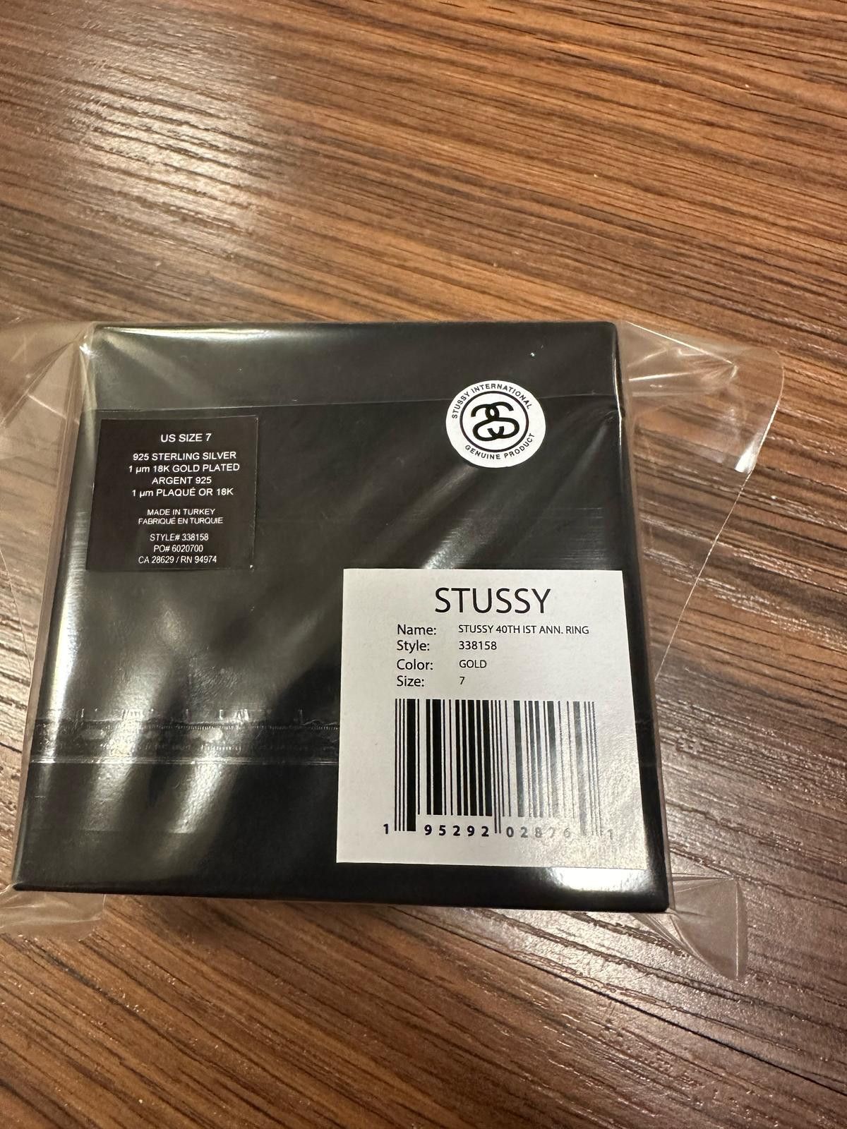 Jewelry × Stussy × Vintage CC000021 Size: 7 / Stüssy 40th Anniversary Ring in Gold Size ONE SIZE - 10 Thumbnail