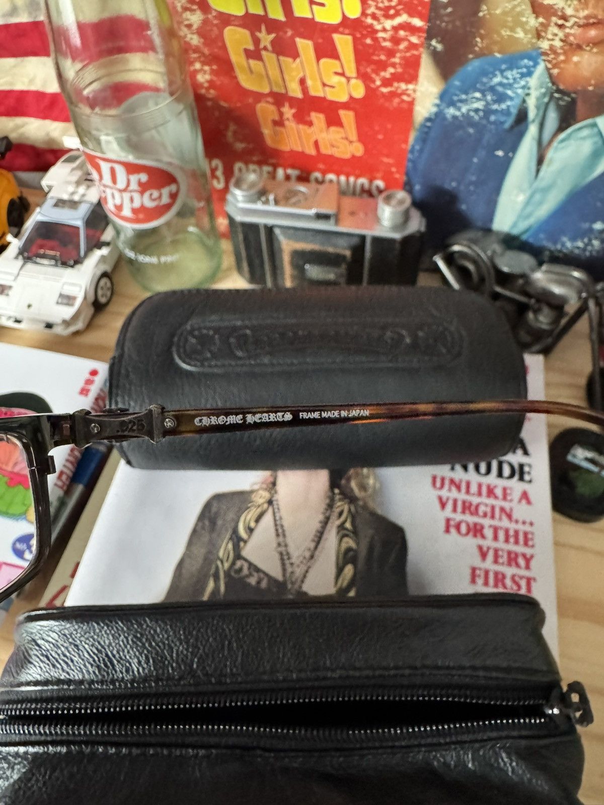 Chrome Hearts Chrome Hearts Glasses and Leather Case Size ONE SIZE - 5 Thumbnail