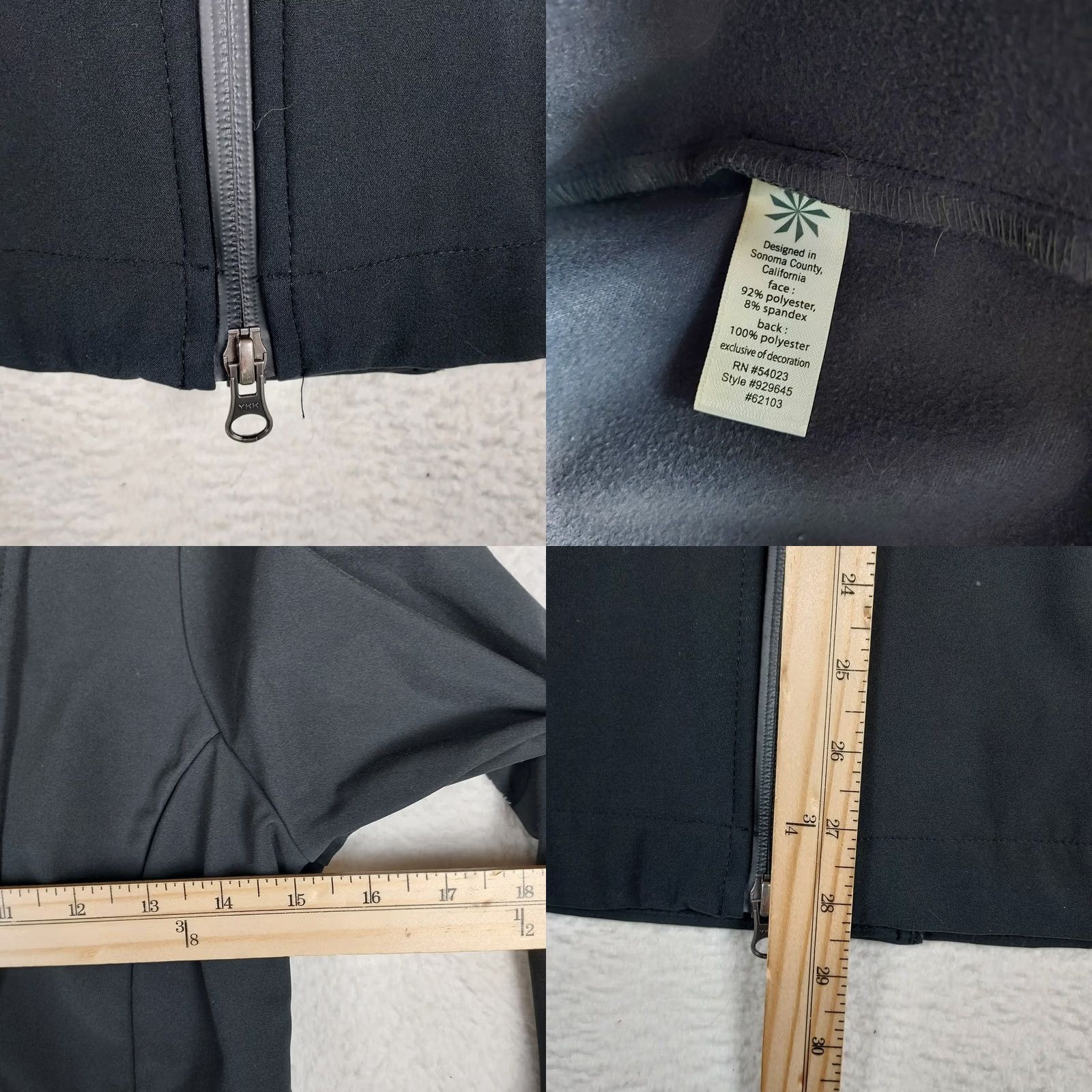 Athleta VINTAGE? No. Athleta Jacket Women XS Black Softshell Full Zip Lined Fleece Athleisure 2XS Size XXS / US 00 / IT 34 - 8 Thumbnail