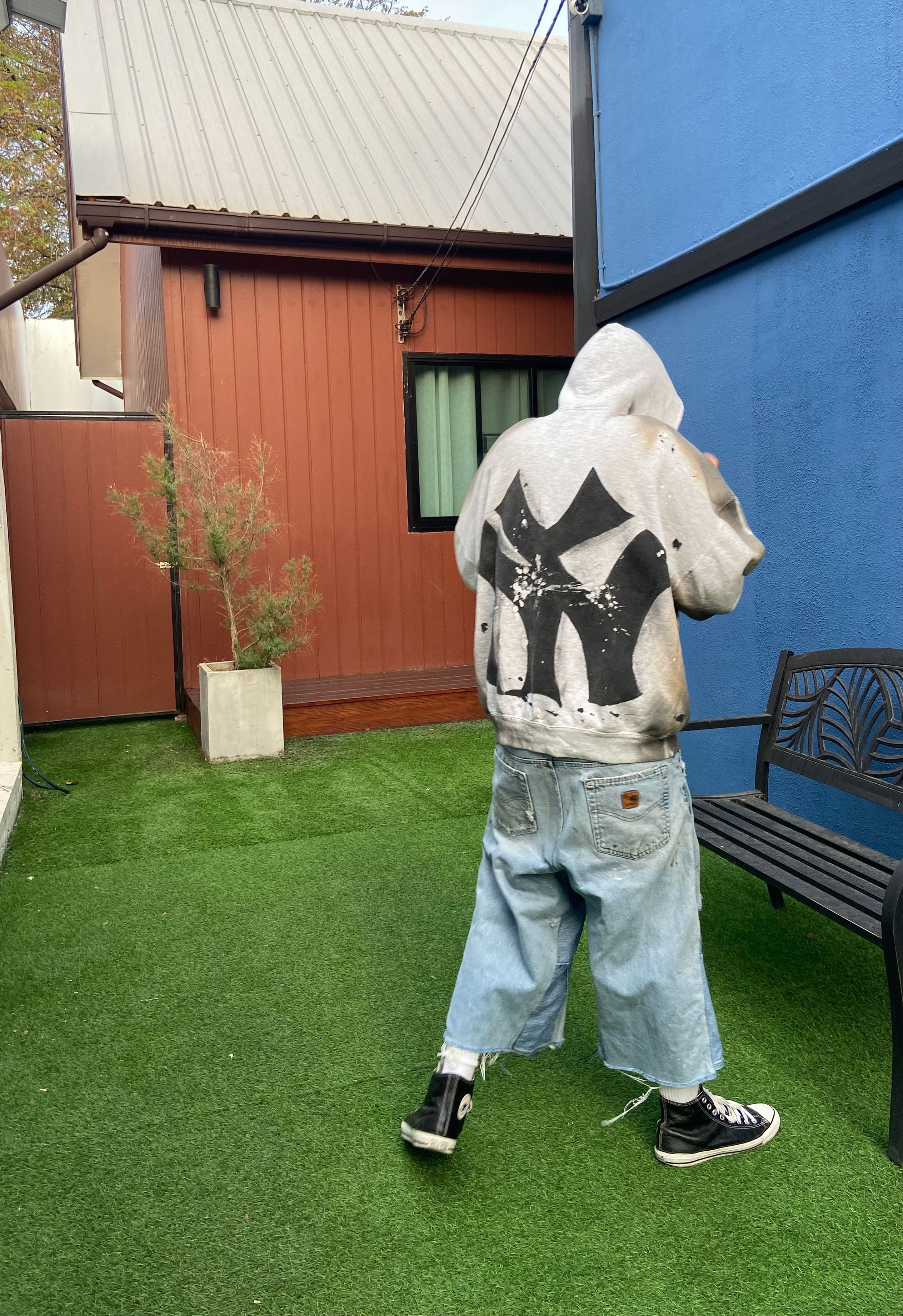 Russell Athletic XXL* 90s Vintage Russell ”NY NY“ ZIP Hoodie Size US XXL / EU 58 / 5 - 4 Thumbnail