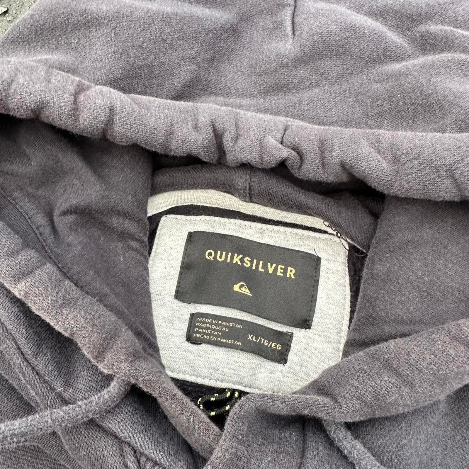 Quiksilver × Vintage Vintage Quiksilver Hoodie Size US XL / EU 56 / 4 - 4 Thumbnail