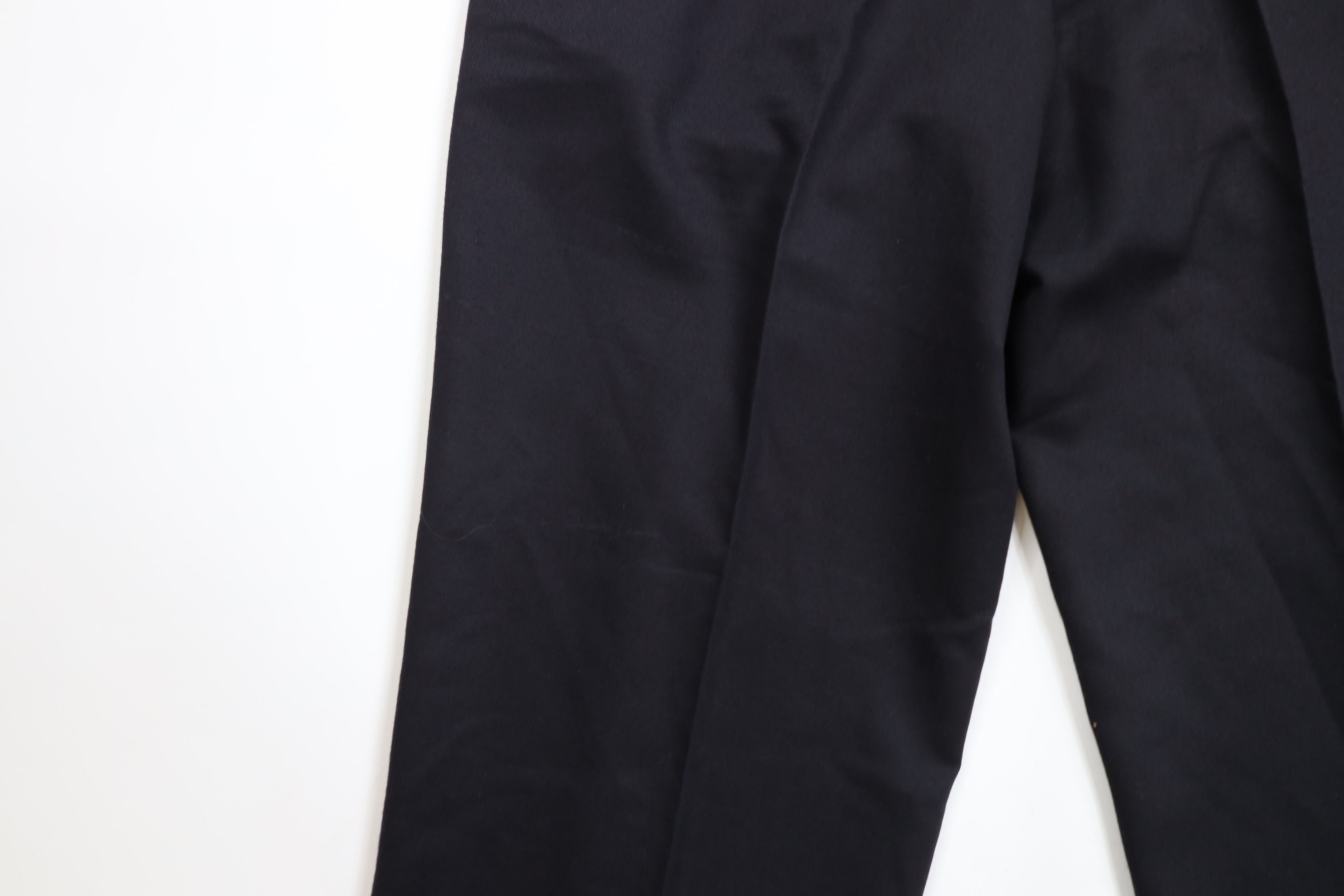 Vintage Vintage 90s Streetwear Blend Wide Leg Chino Pants Dark Blue Size US 34 / EU 50 - 13 Thumbnail
