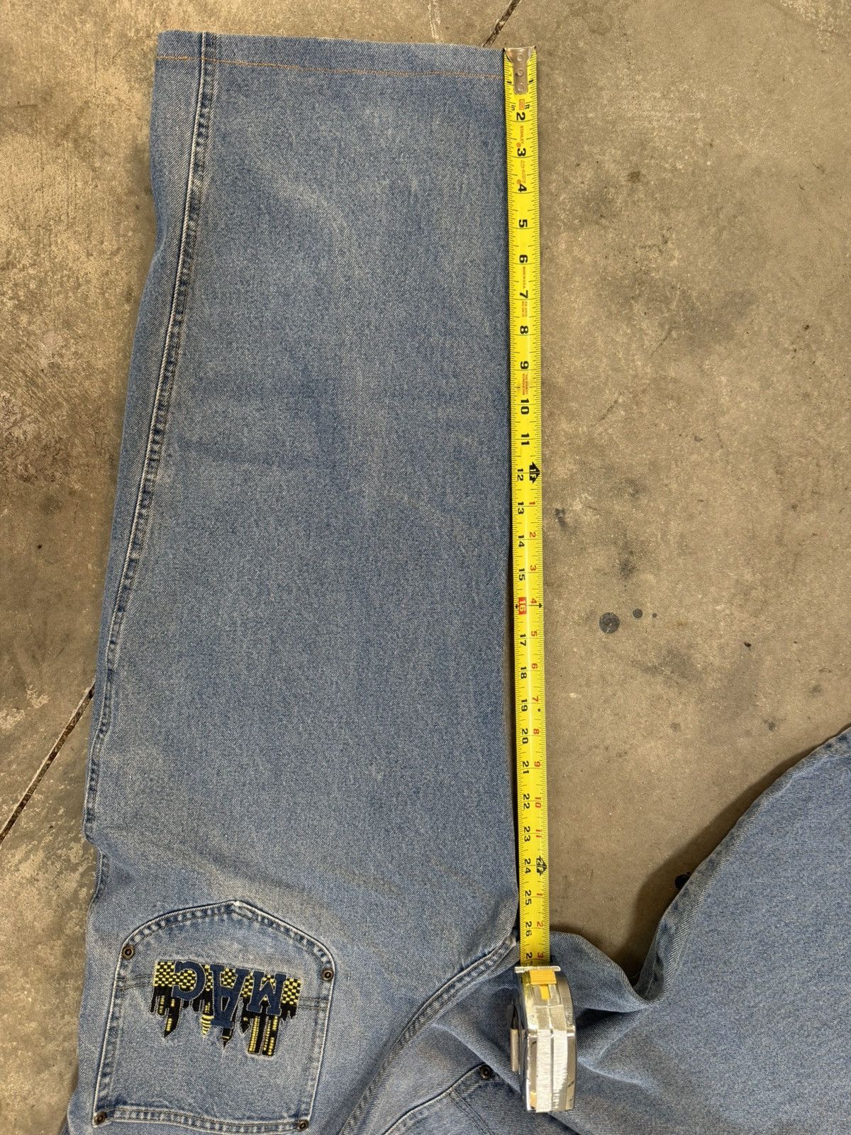 Other Vintage 1980s baggy single stitch jeans Size US 32 / EU 48 - 5 Thumbnail