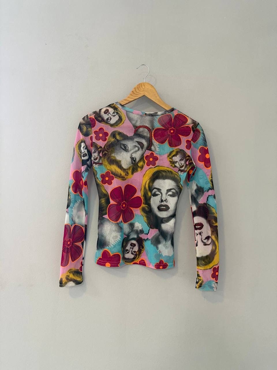 Japanese Brand VINTAGE FLAWLESS MARILYN MONROE MESH TOP Size M / US 6-8 / IT 42-44 - 8 Thumbnail